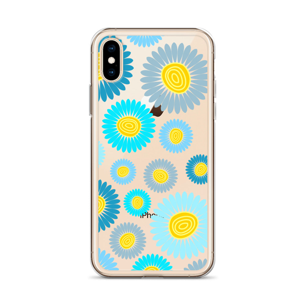 Clear Case for iPhone®- Floral Daisy Design II