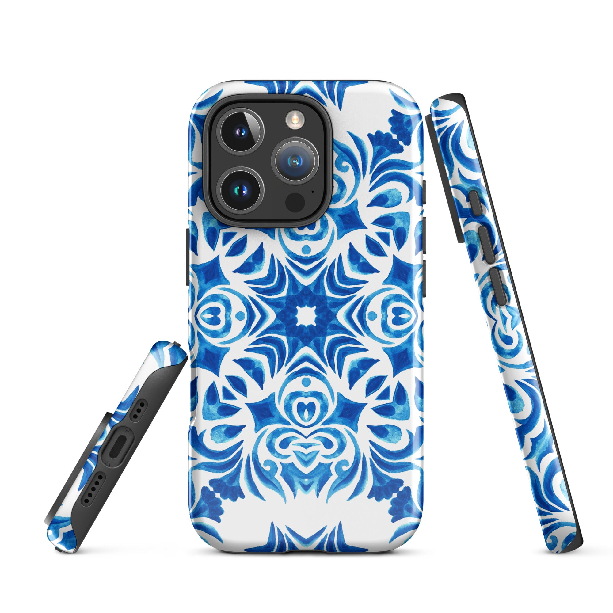 Tough Case for iPhone®- Majolica Pattern III
