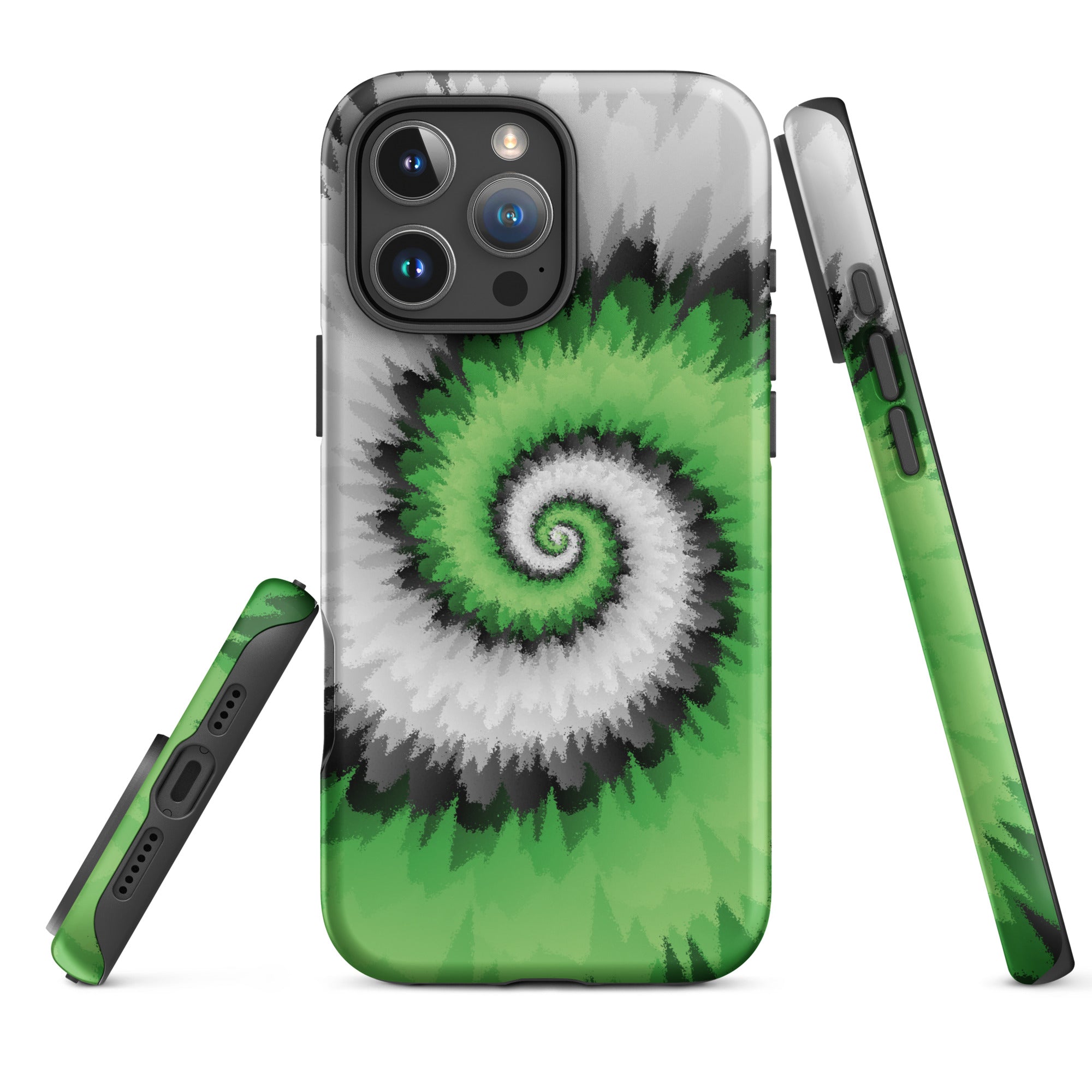 Tough Case for iPhone®-Tie Dye Spiral - Aromantic