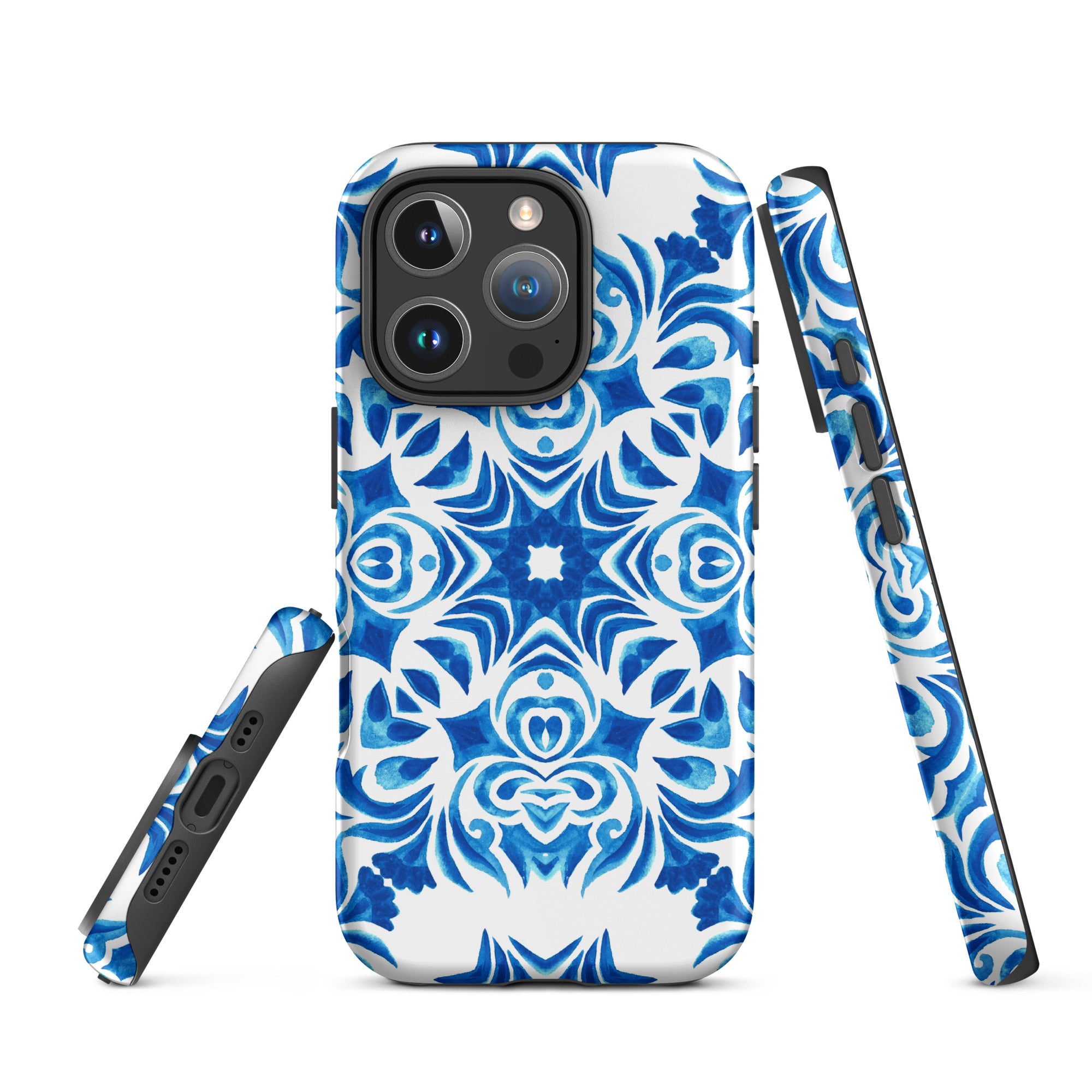 Tough Case for iPhone®- Majolica Pattern III