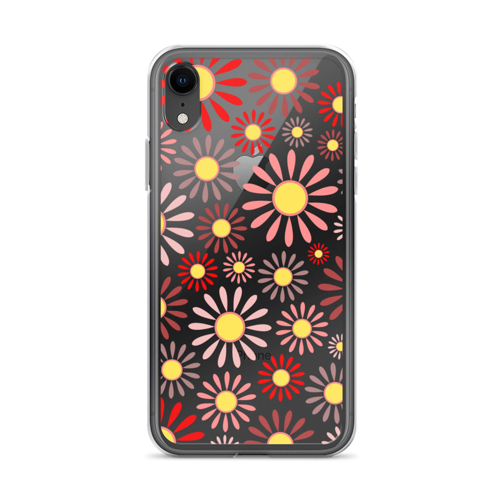 Clear Case for iPhone®- Floral Daisy Design IV
