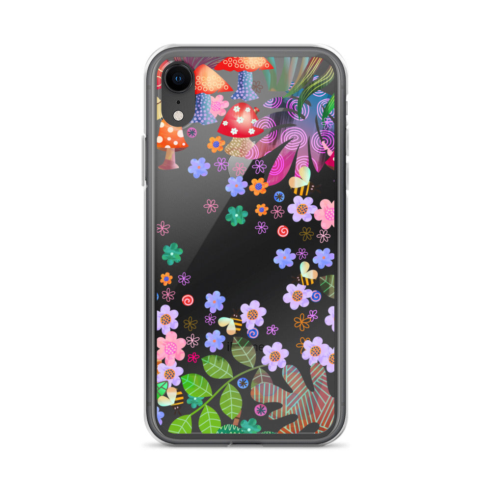 Clear Case for iPhone®- Enchanted Forest Design V
