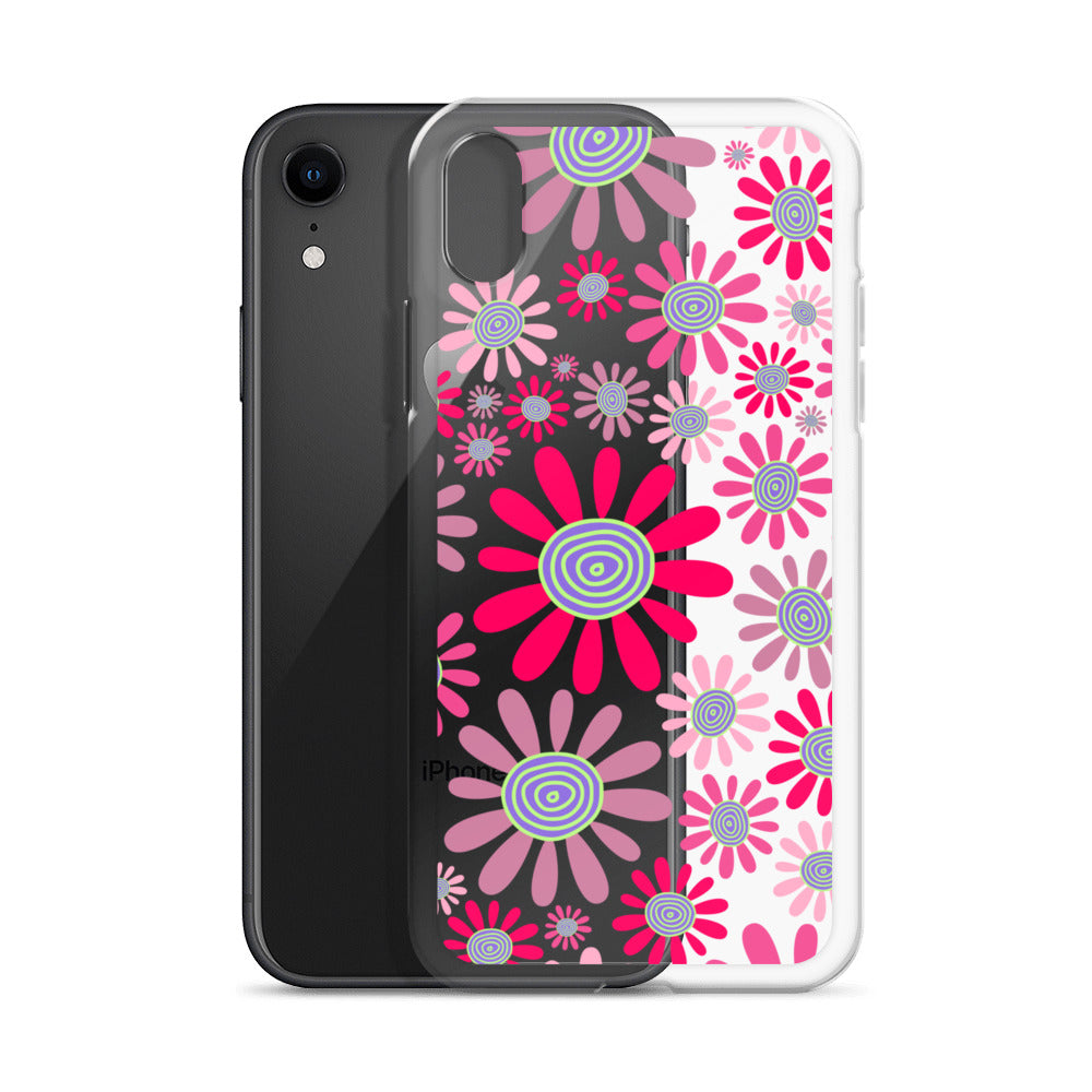 Clear Case for iPhone®- Floral Daisy Design I