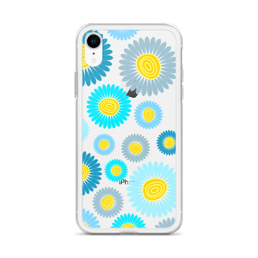 Clear Case for iPhone®- Floral Daisy Design II