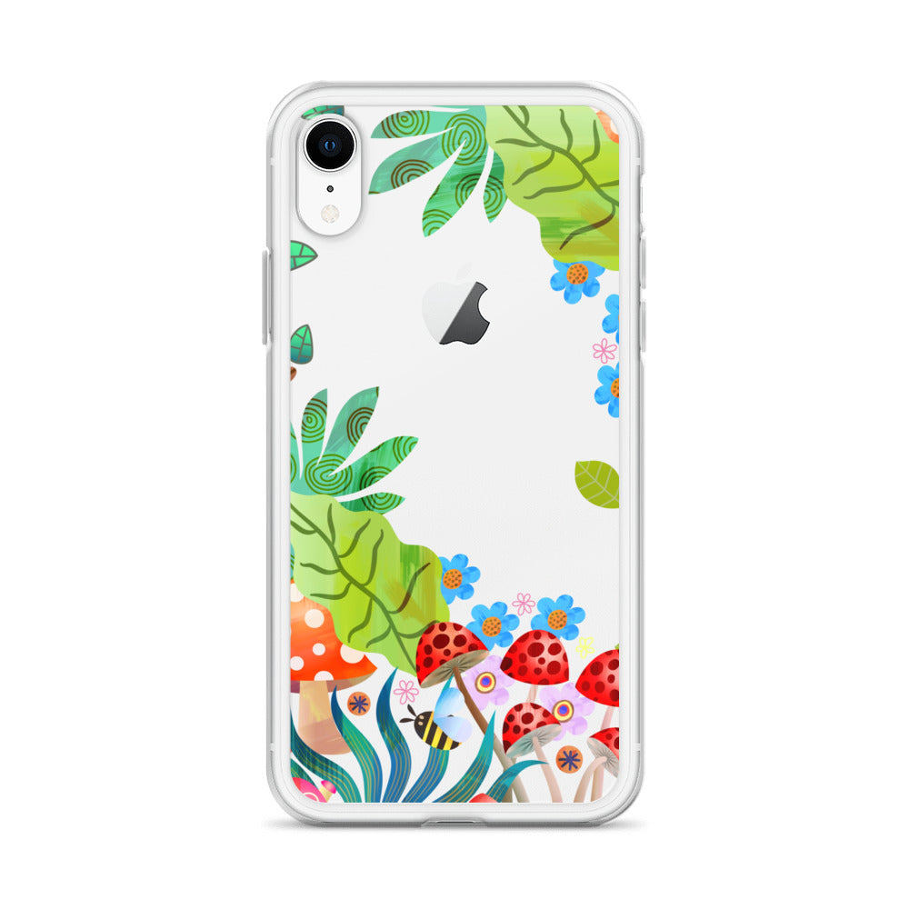 Clear Case for iPhone®- Enchanted Forest Design II