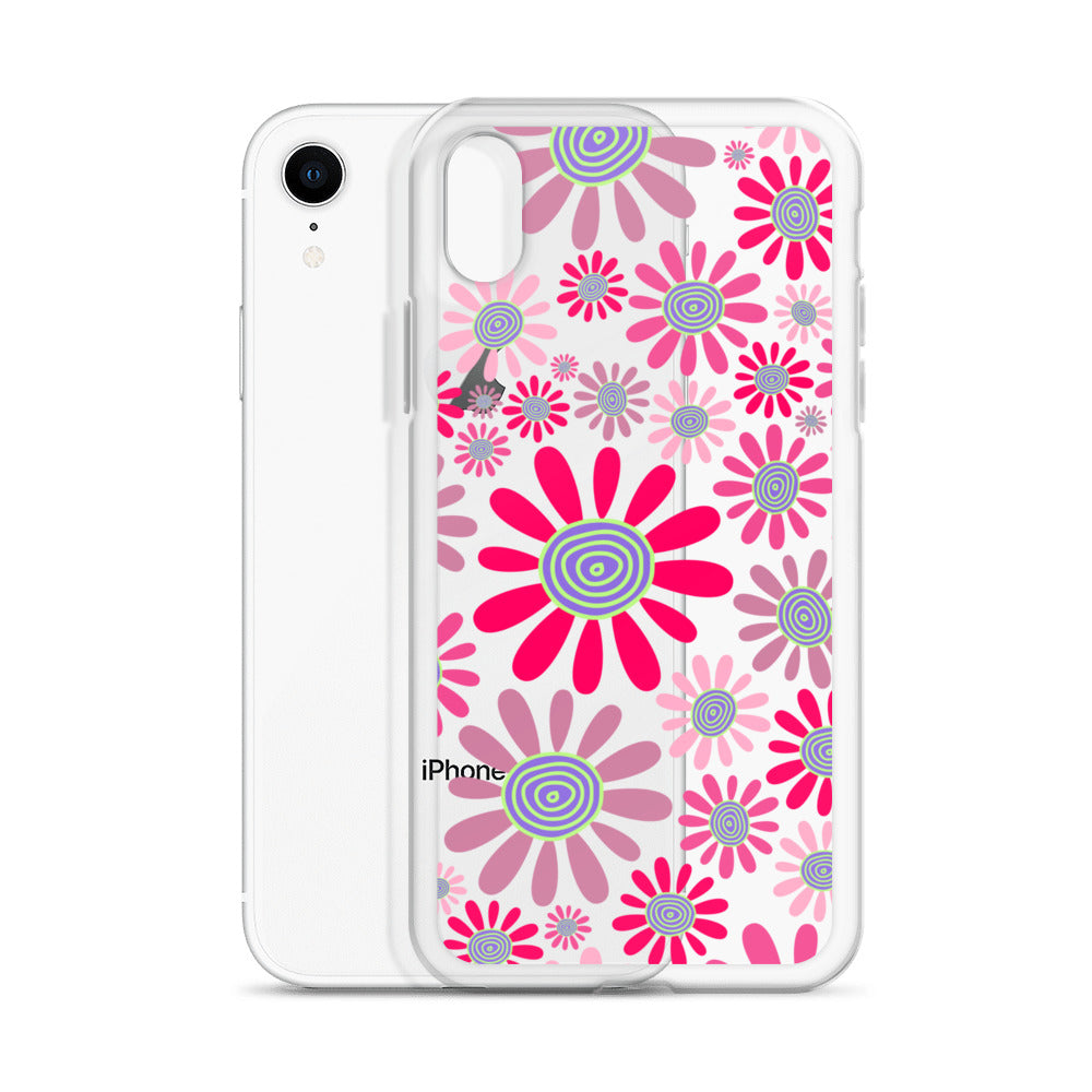 Clear Case for iPhone®- Floral Daisy Design I