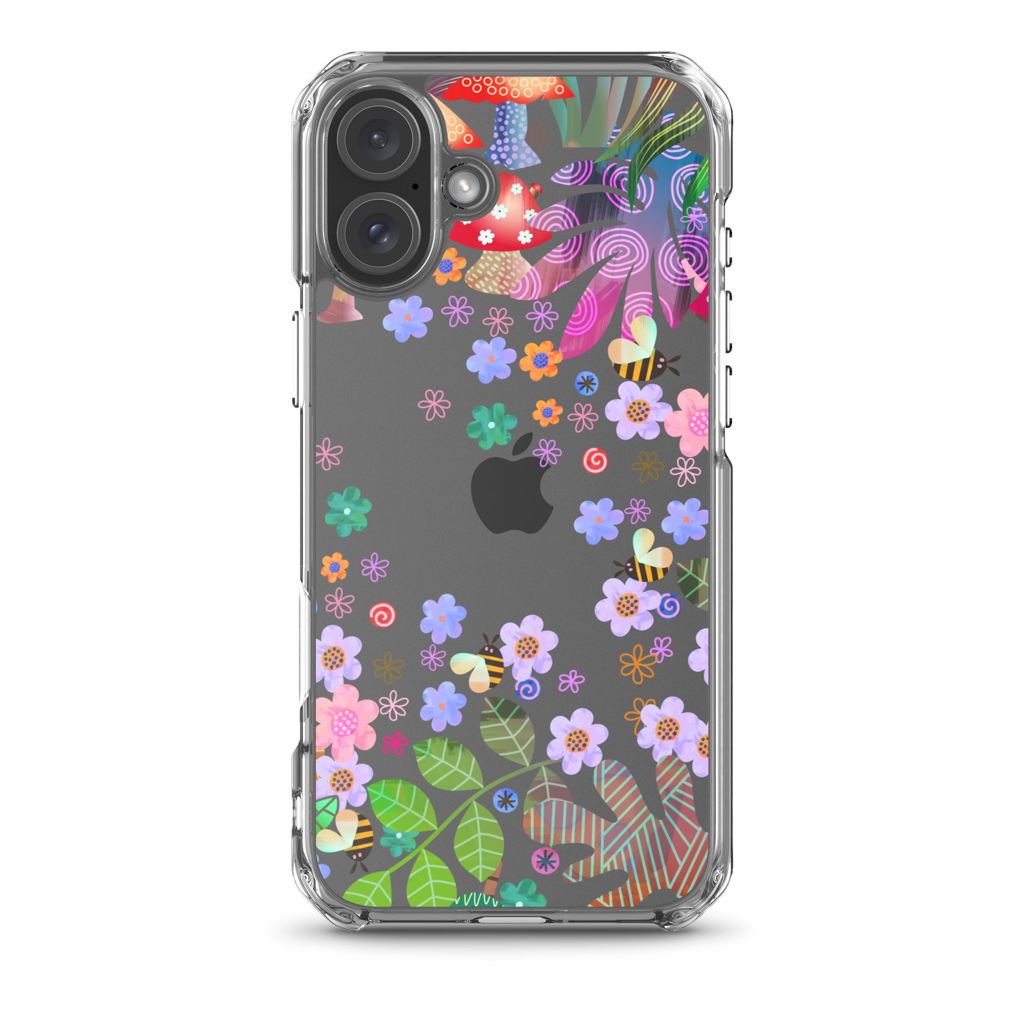 Clear Case for iPhone®- Enchanted Forest Design V