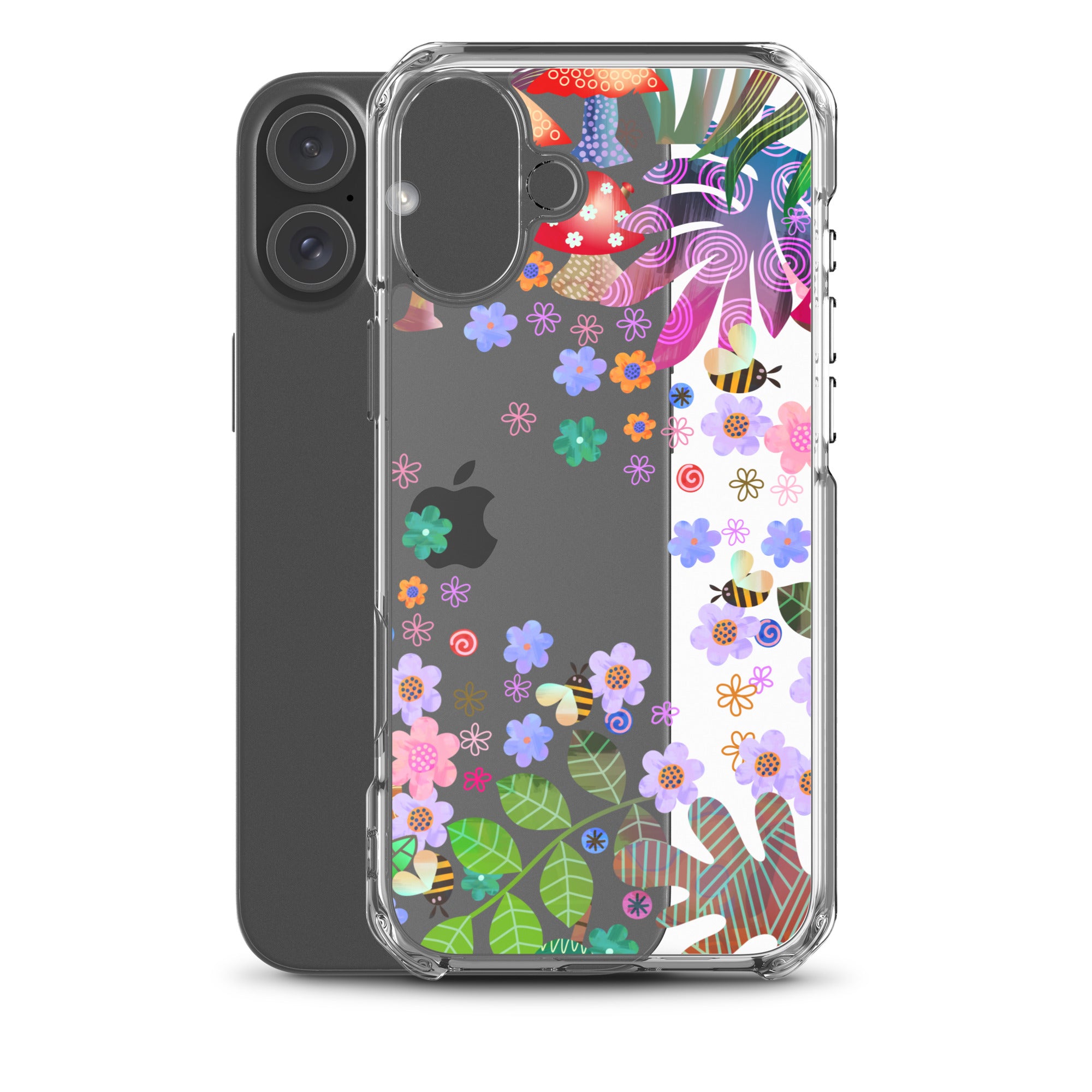 Clear Case for iPhone®- Enchanted Forest Design V