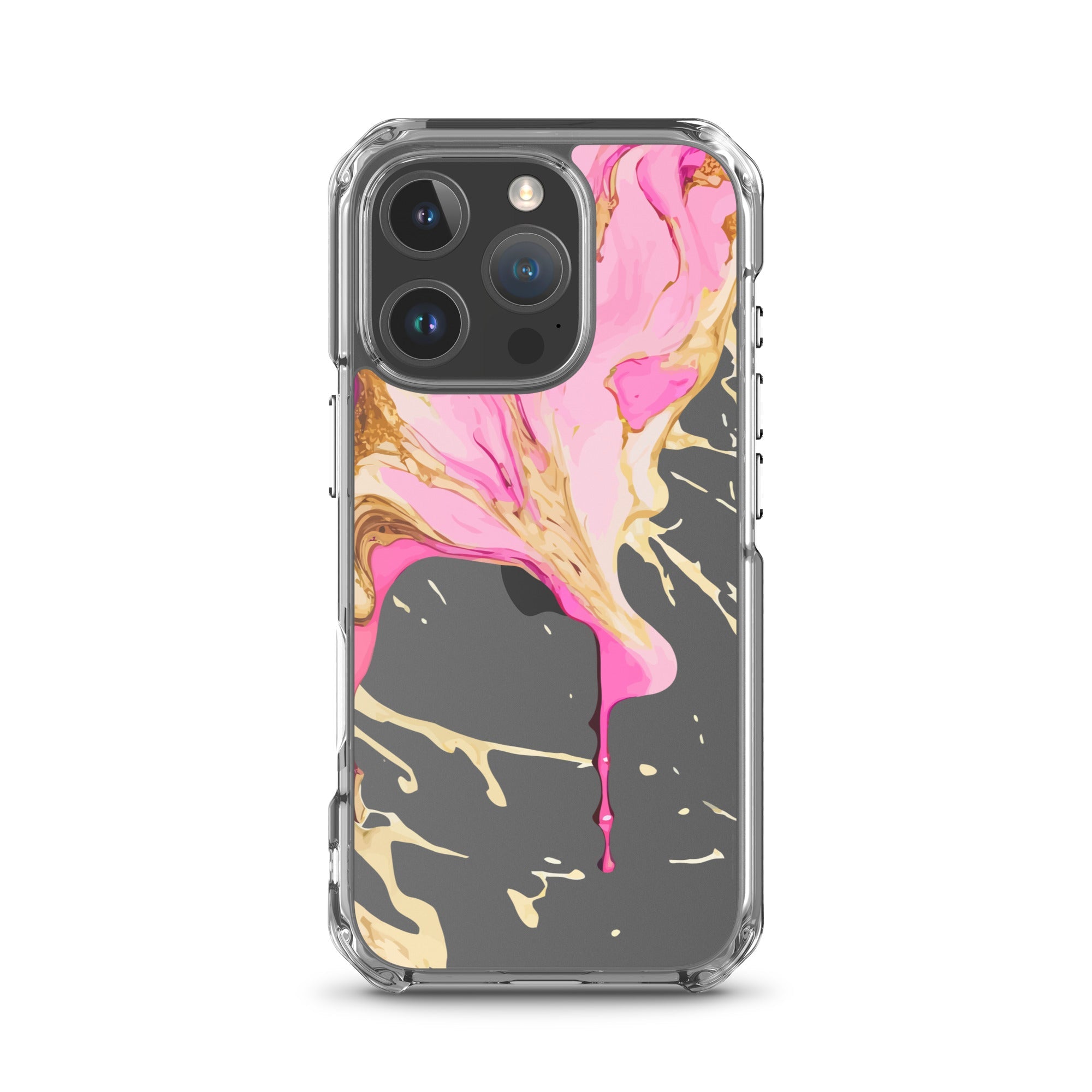 Clear Case for iPhone®- Alchohol Ink Design II