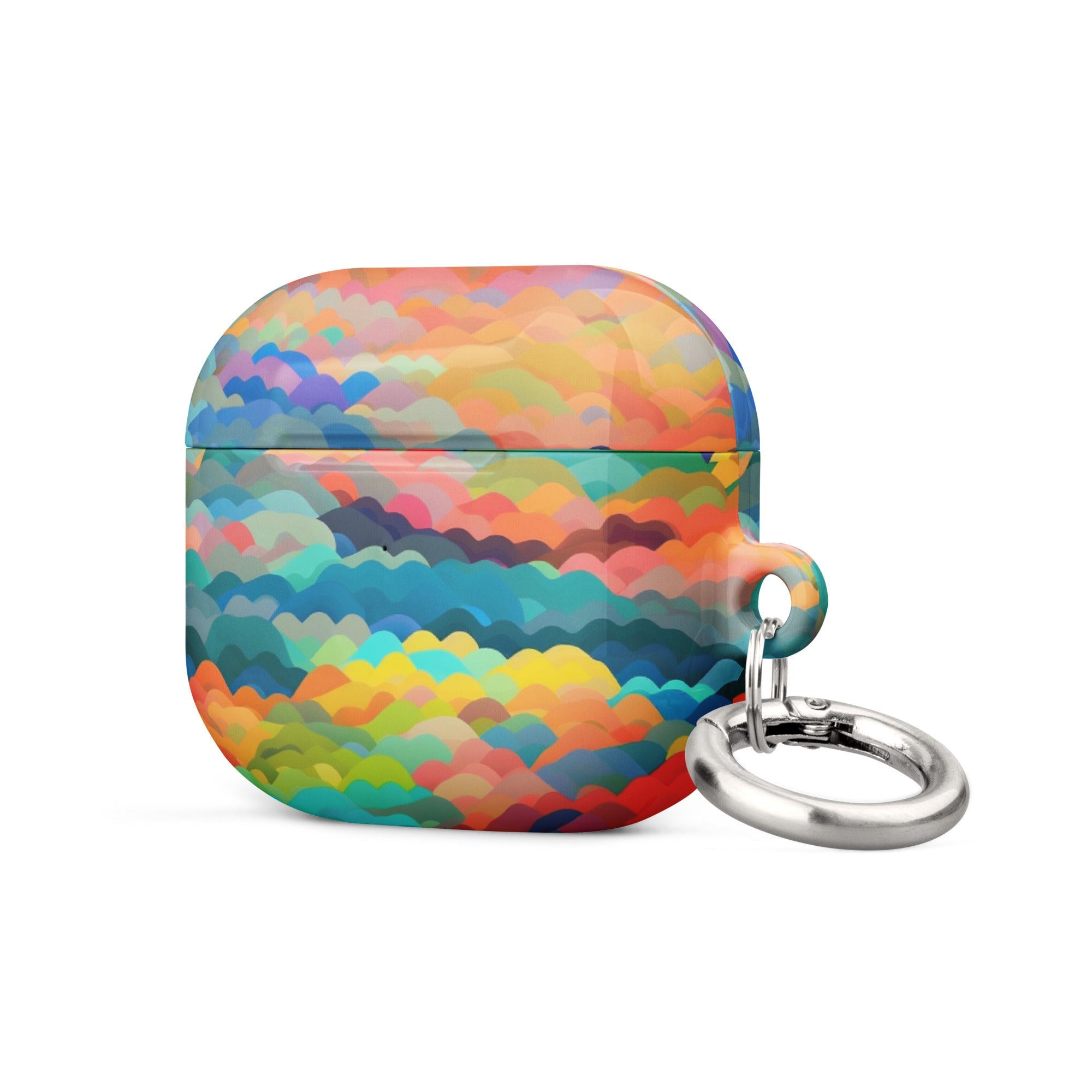 Case for AirPods® Rainbow Clouds Pattern I