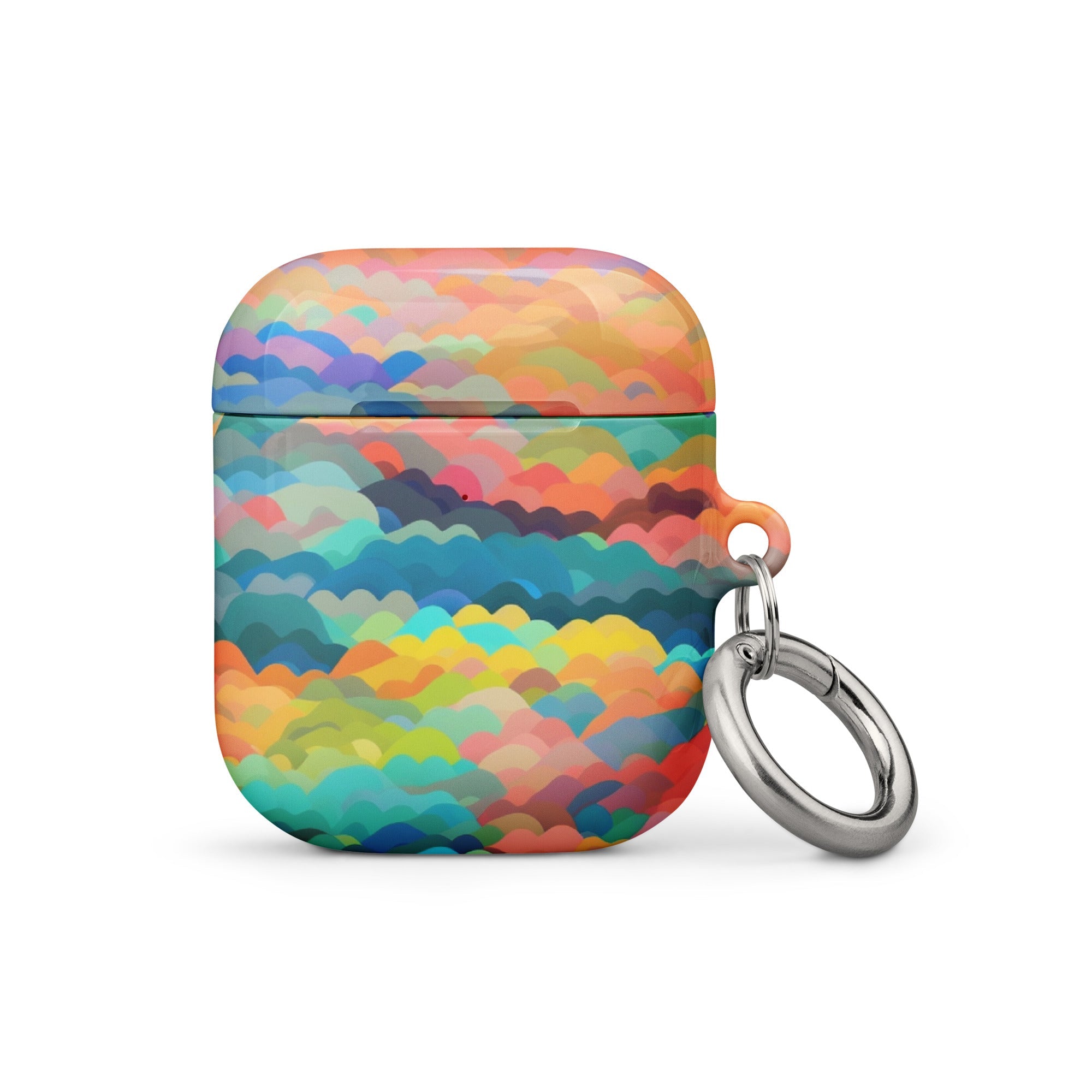 Case for AirPods® Rainbow Clouds Pattern I