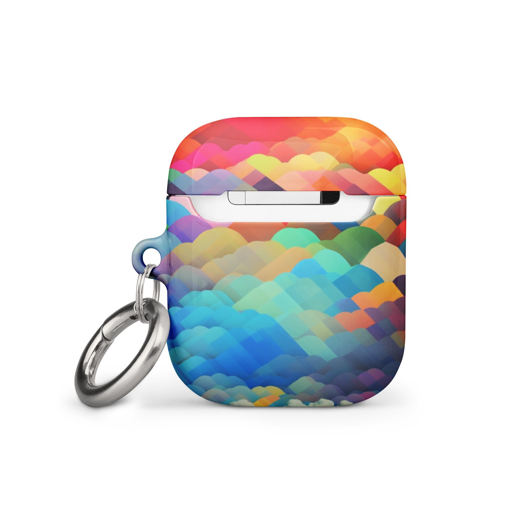 Case for AirPods® Rainbow Clouds Pattern II
