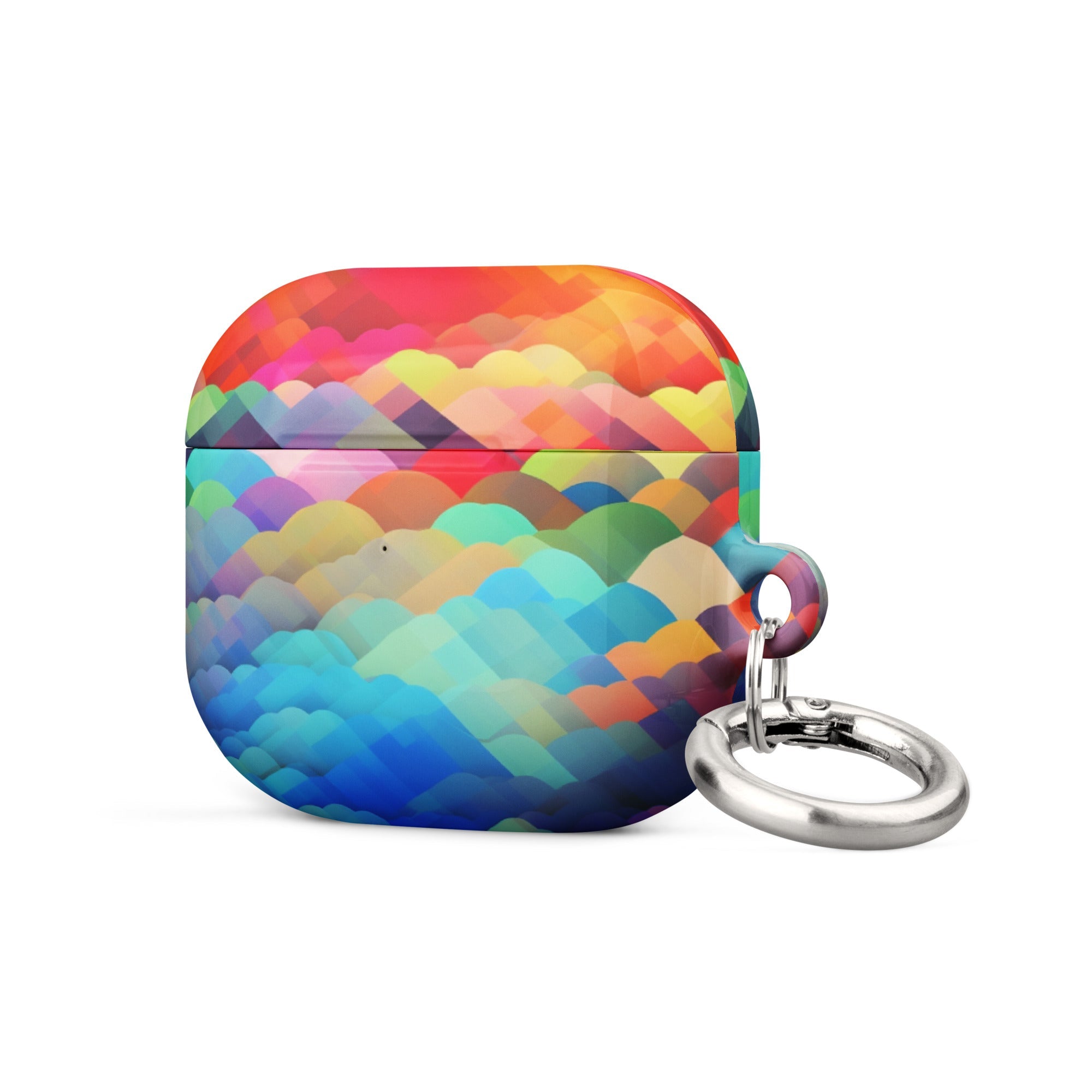 Case for AirPods® Rainbow Clouds Pattern II