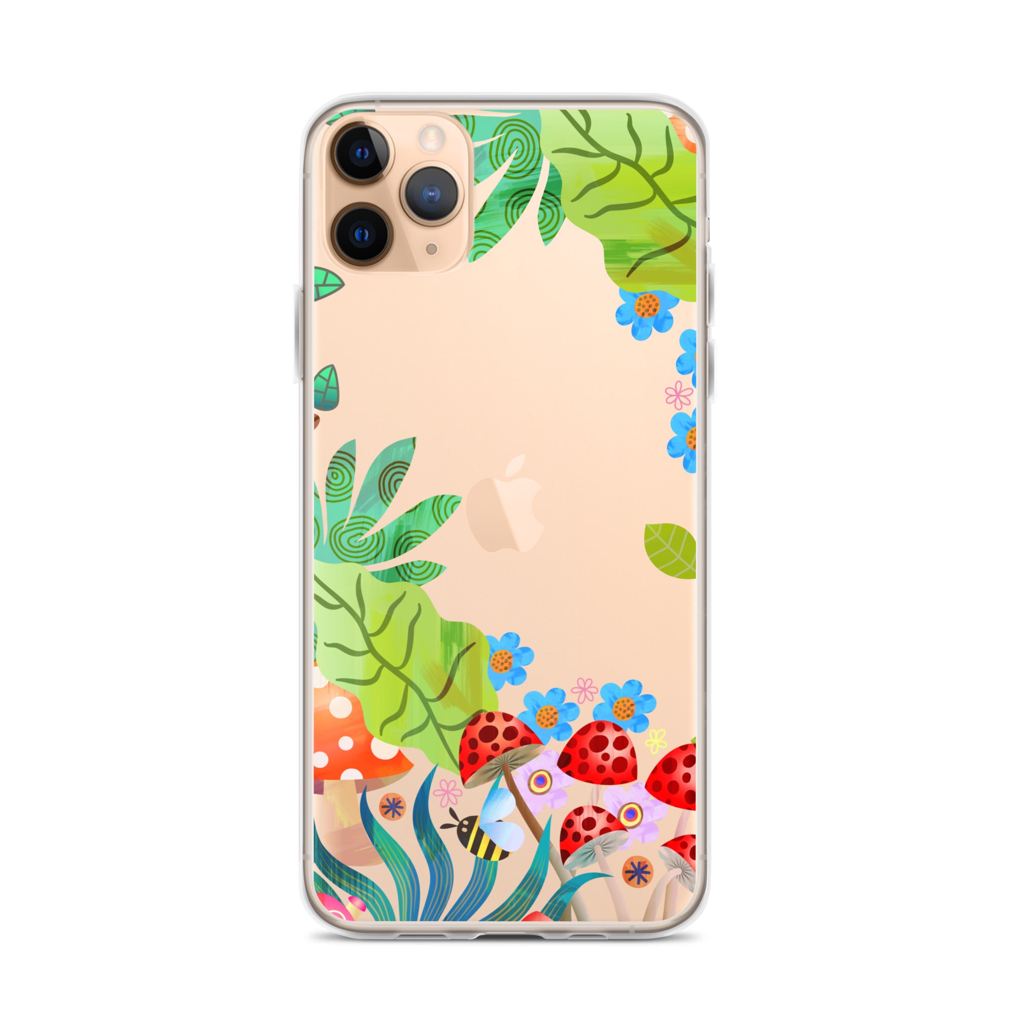 Clear Case for iPhone® Enchanted Forest Design II