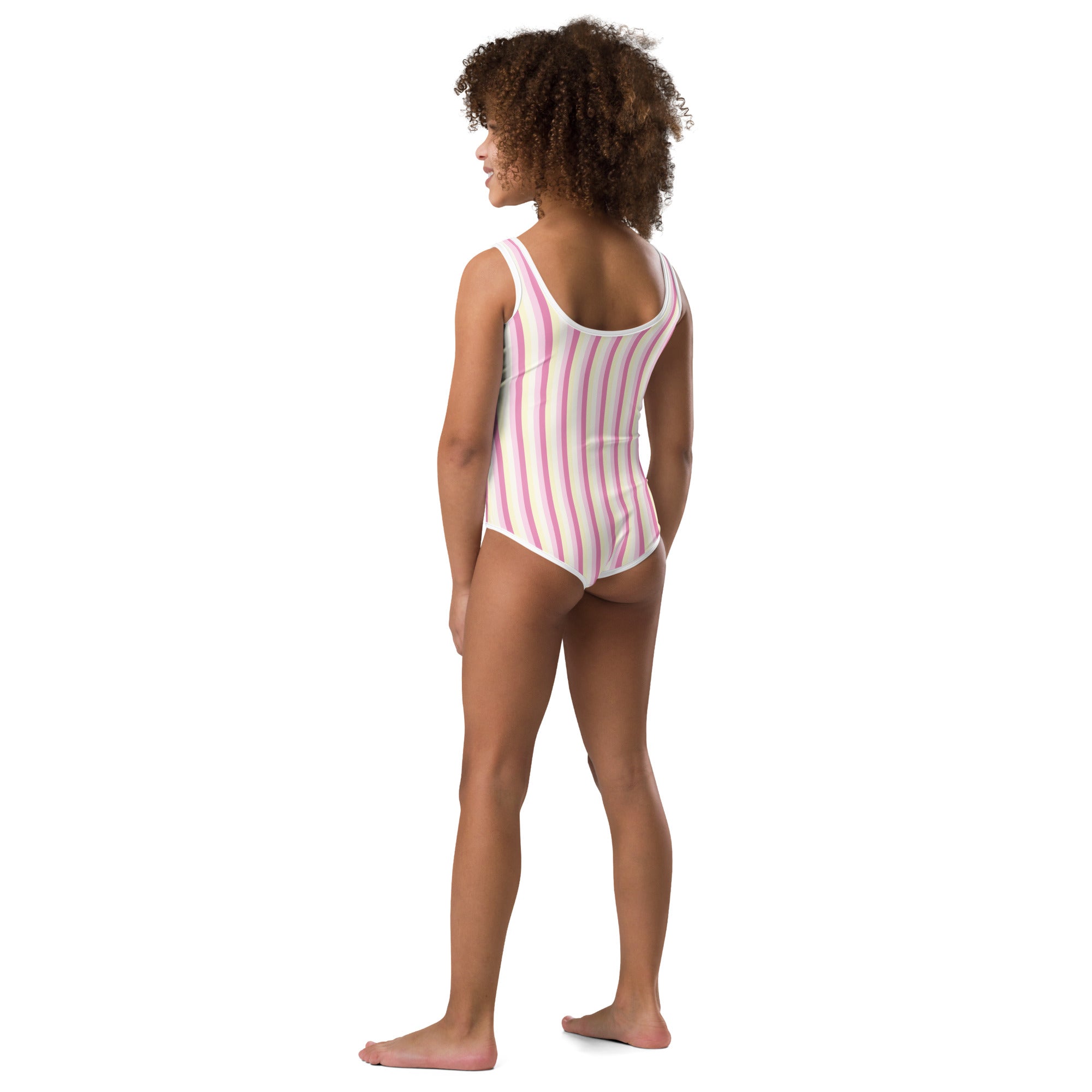 Colorful Striped Kids Swimsuit II