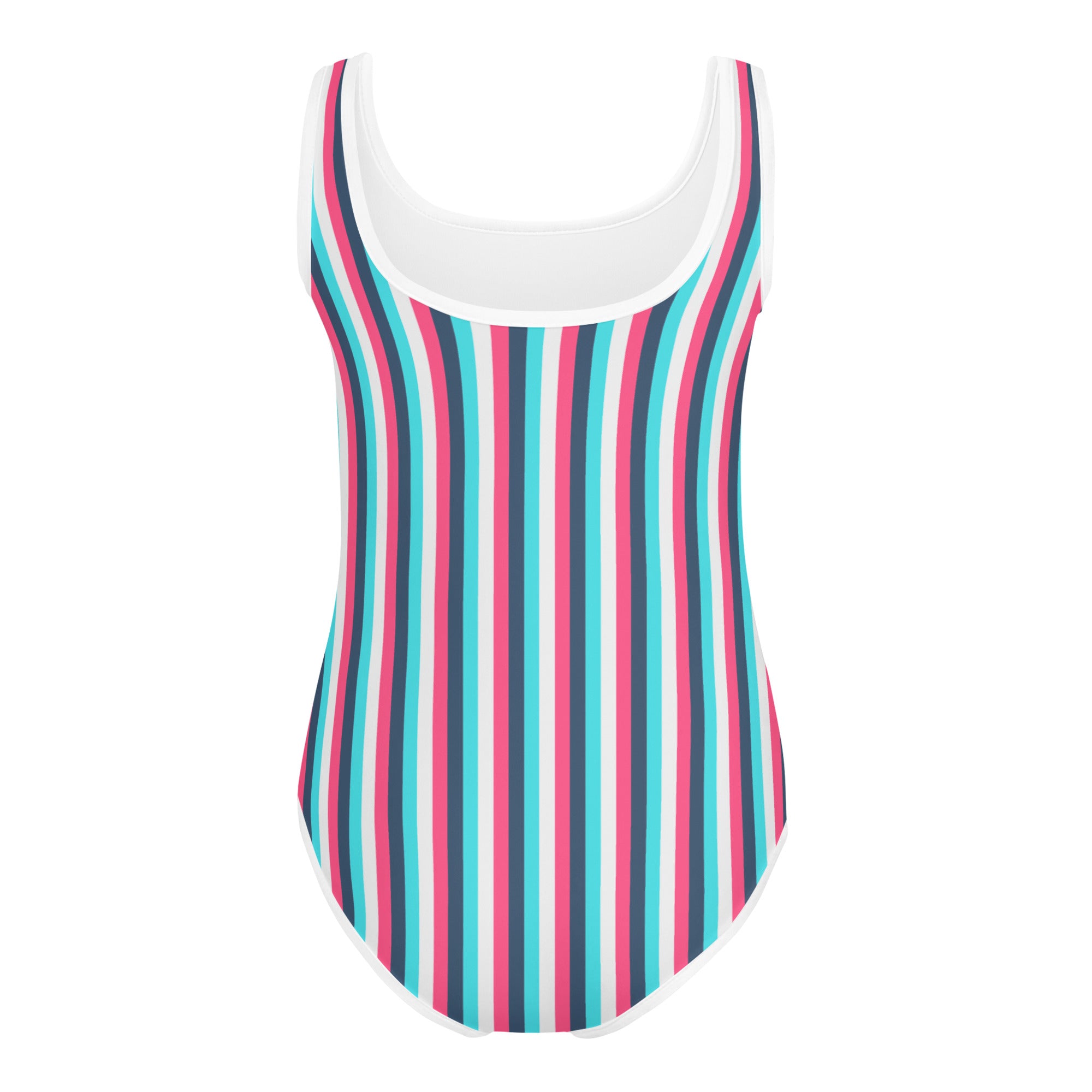 Colorful Striped Kids Swimsuit IV