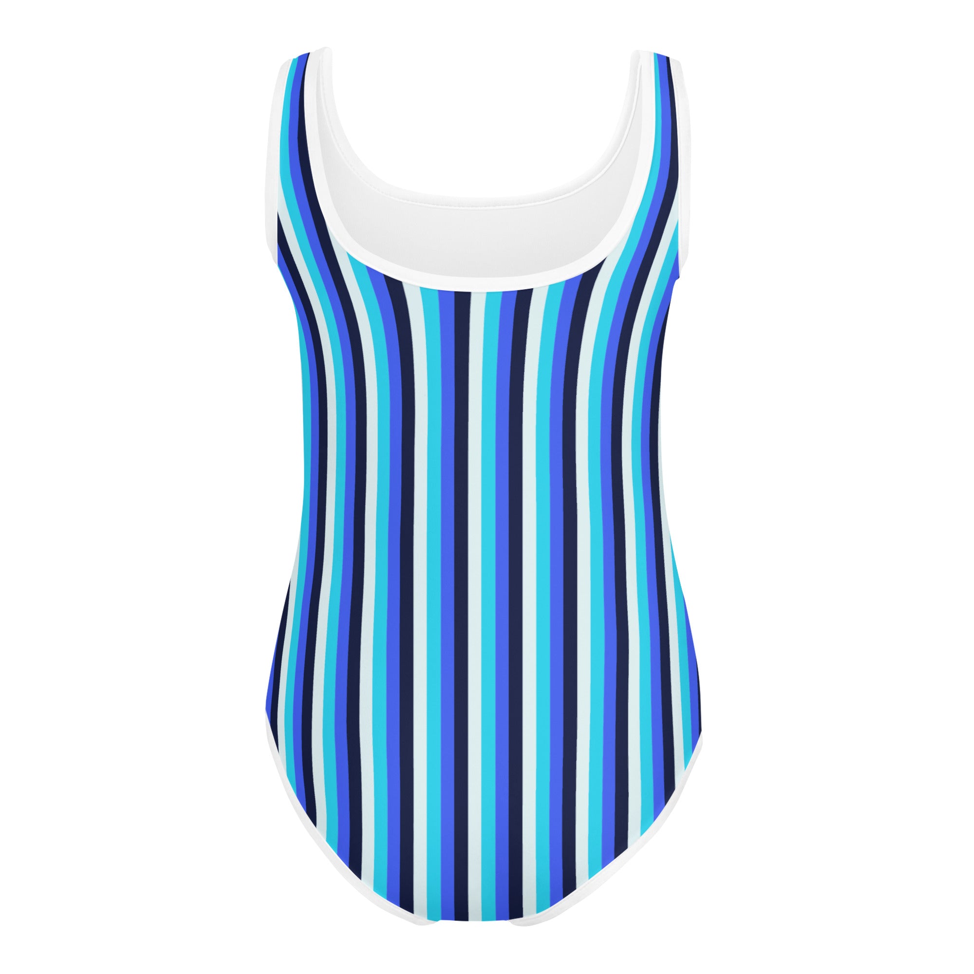 Colorful Striped Kids Swimsuit V