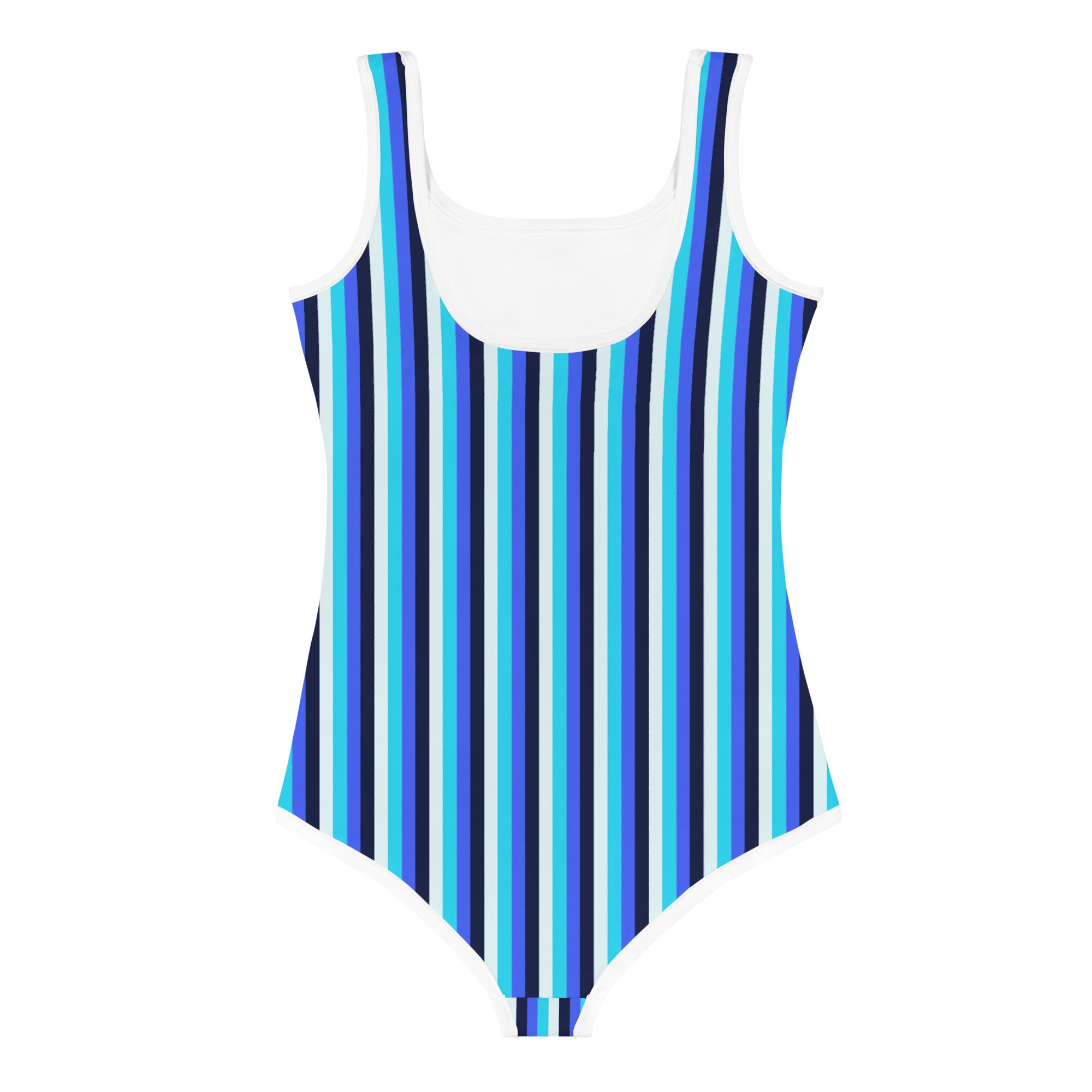 Colorful Striped Kids Swimsuit V