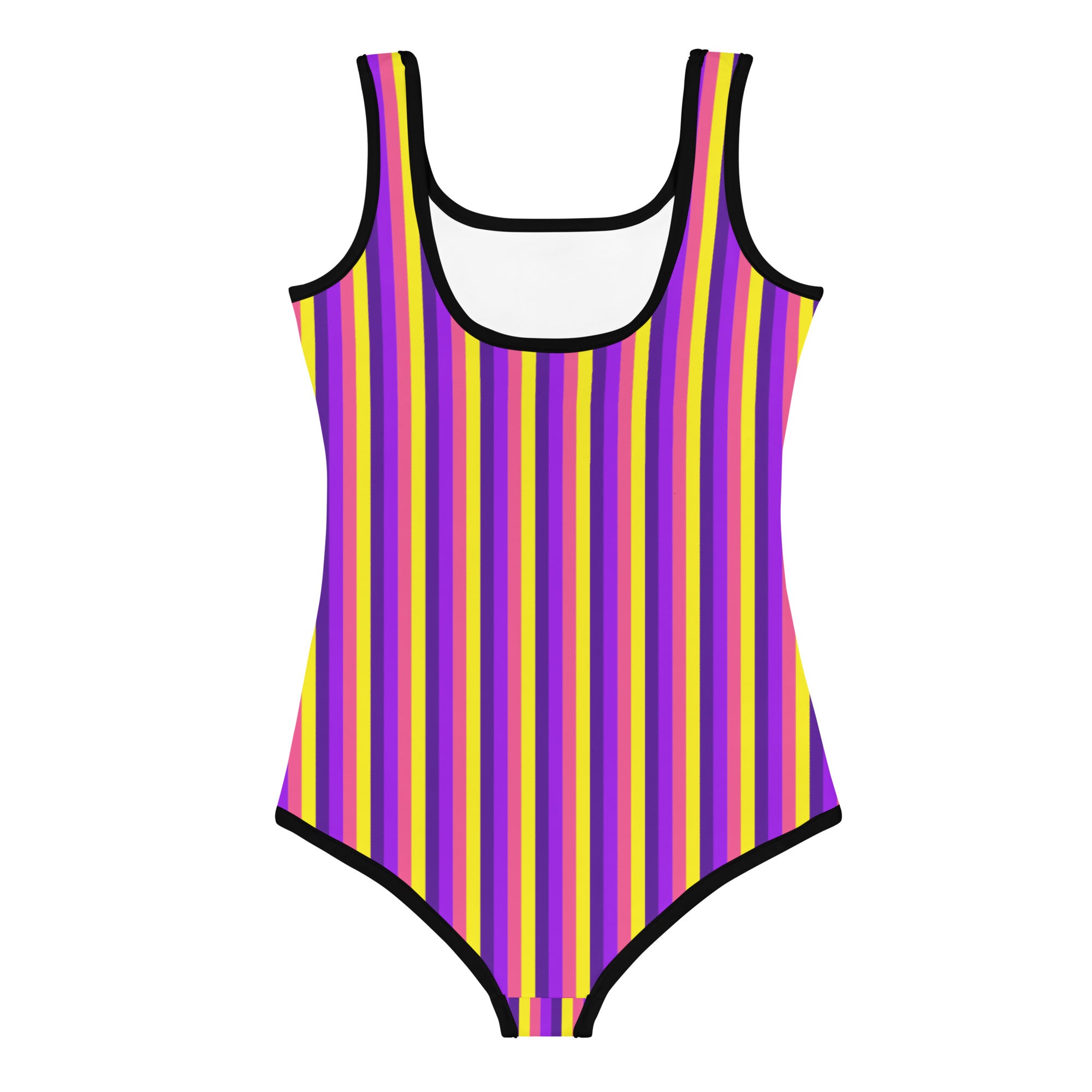 Colorful Striped Kids Swimsuit VI