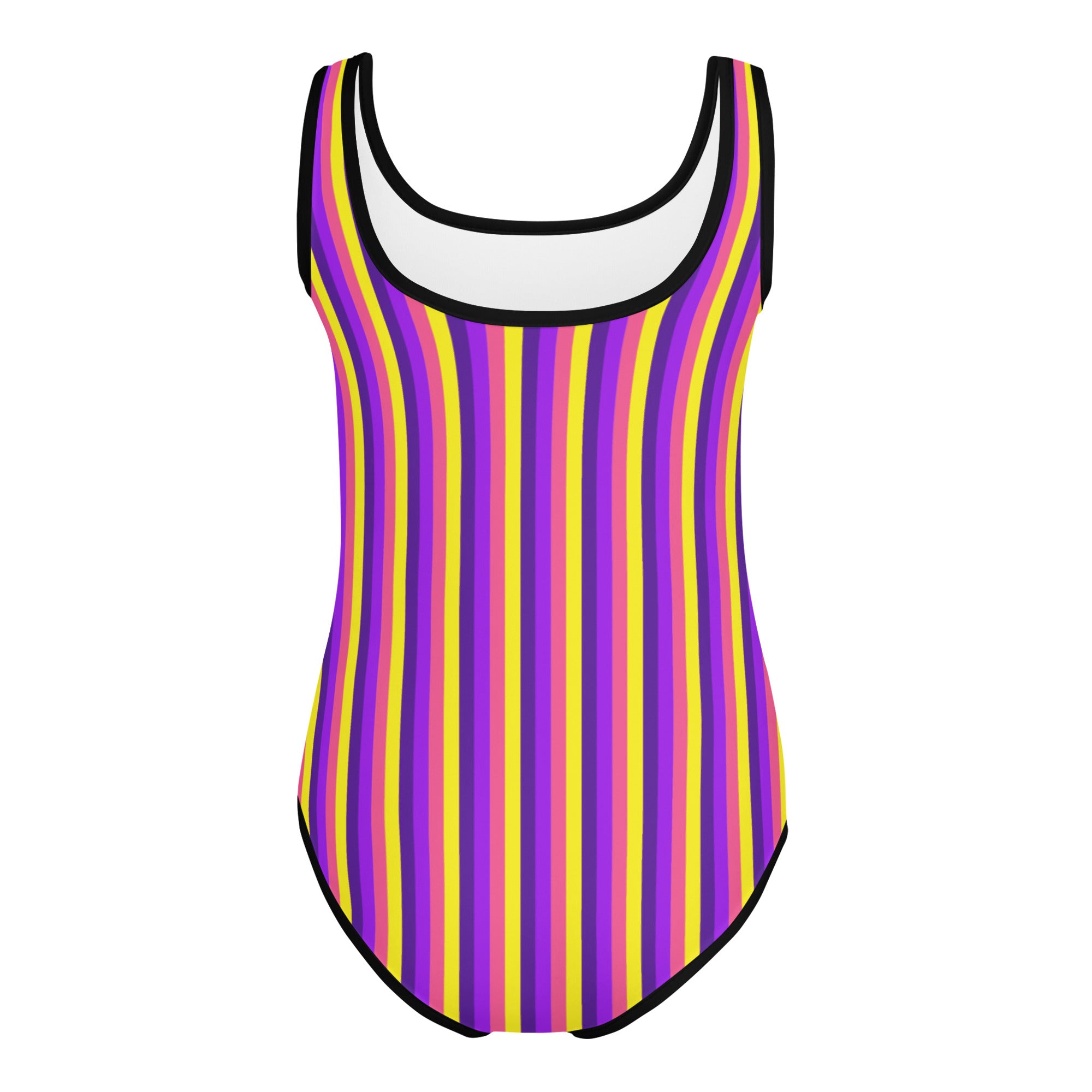 Colorful Striped Kids Swimsuit VI