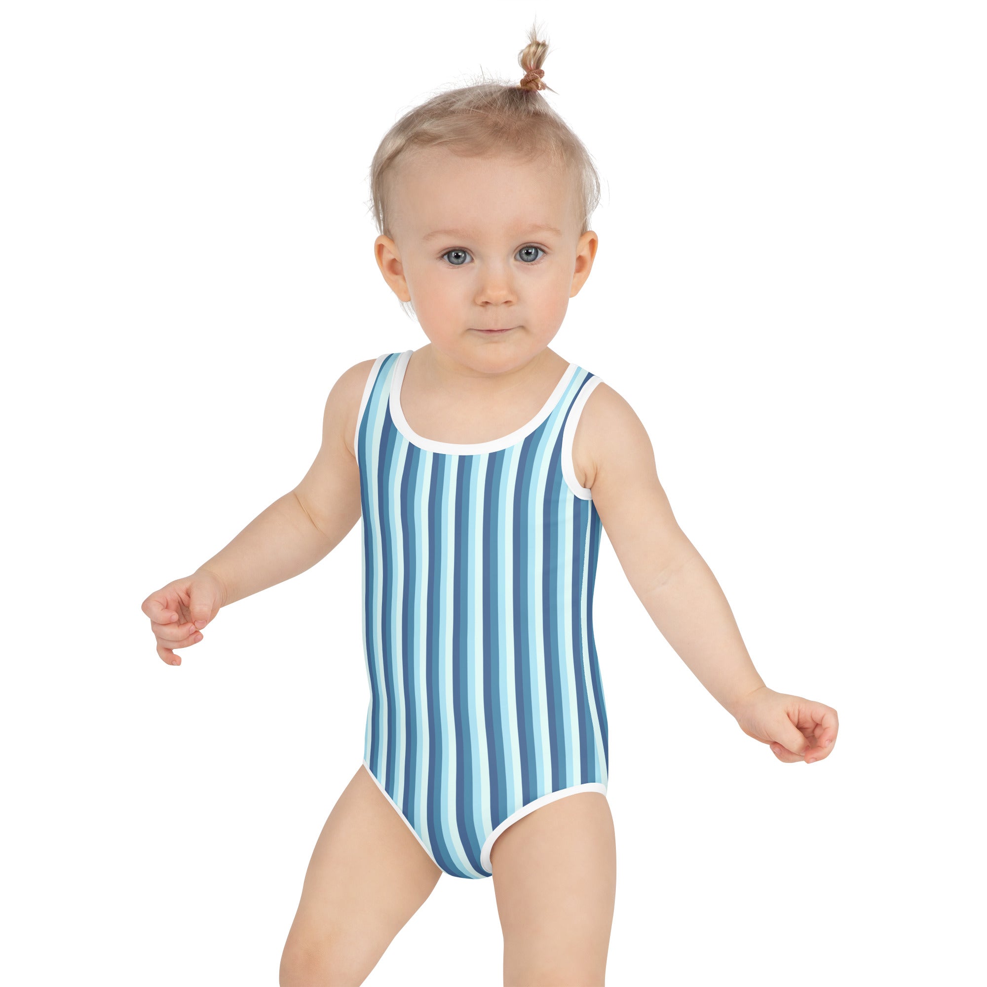 Colorful Striped Kids Swimsuit XIII