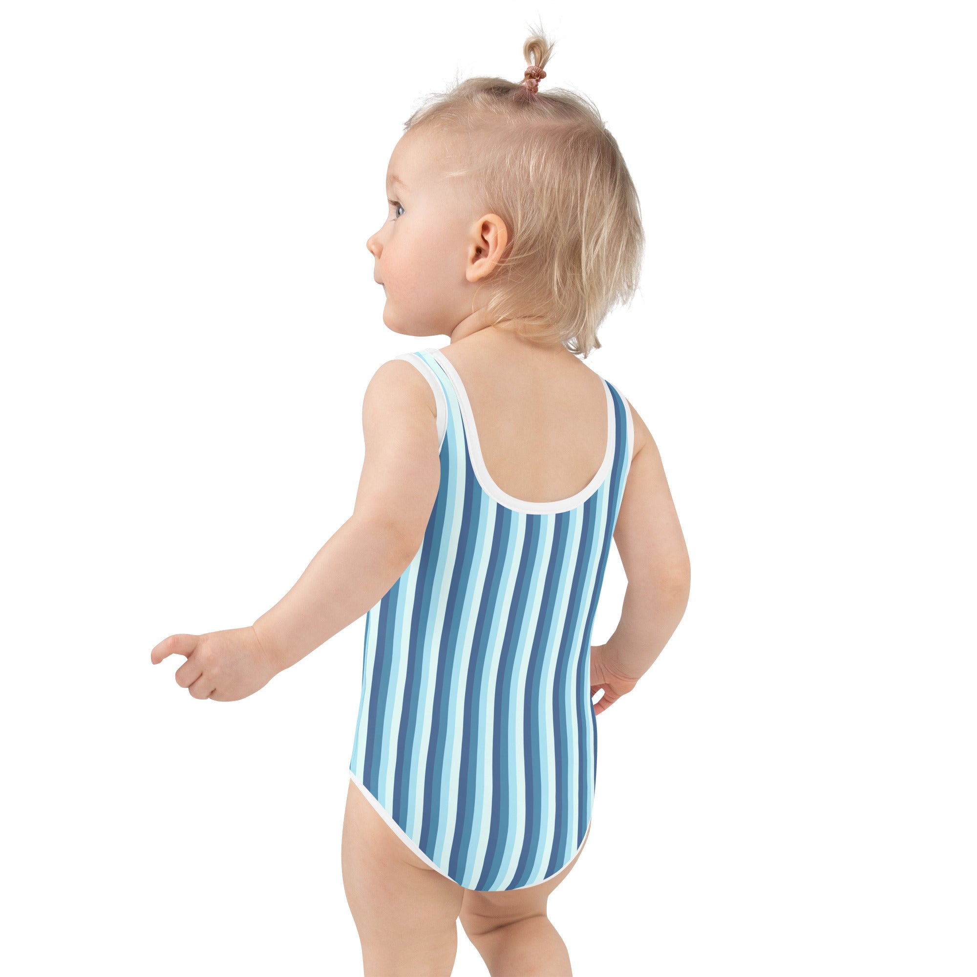 Colorful Striped Kids Swimsuit XIII