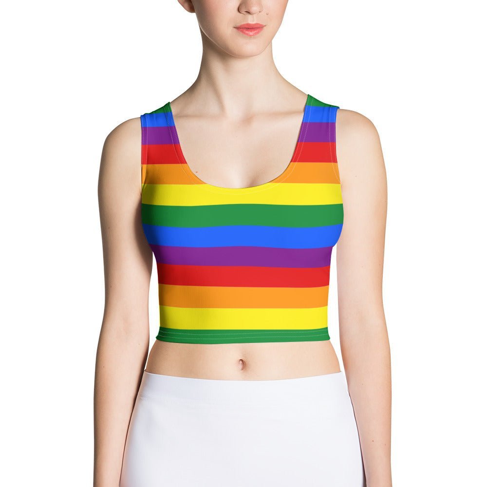 Crop Top Rainbow