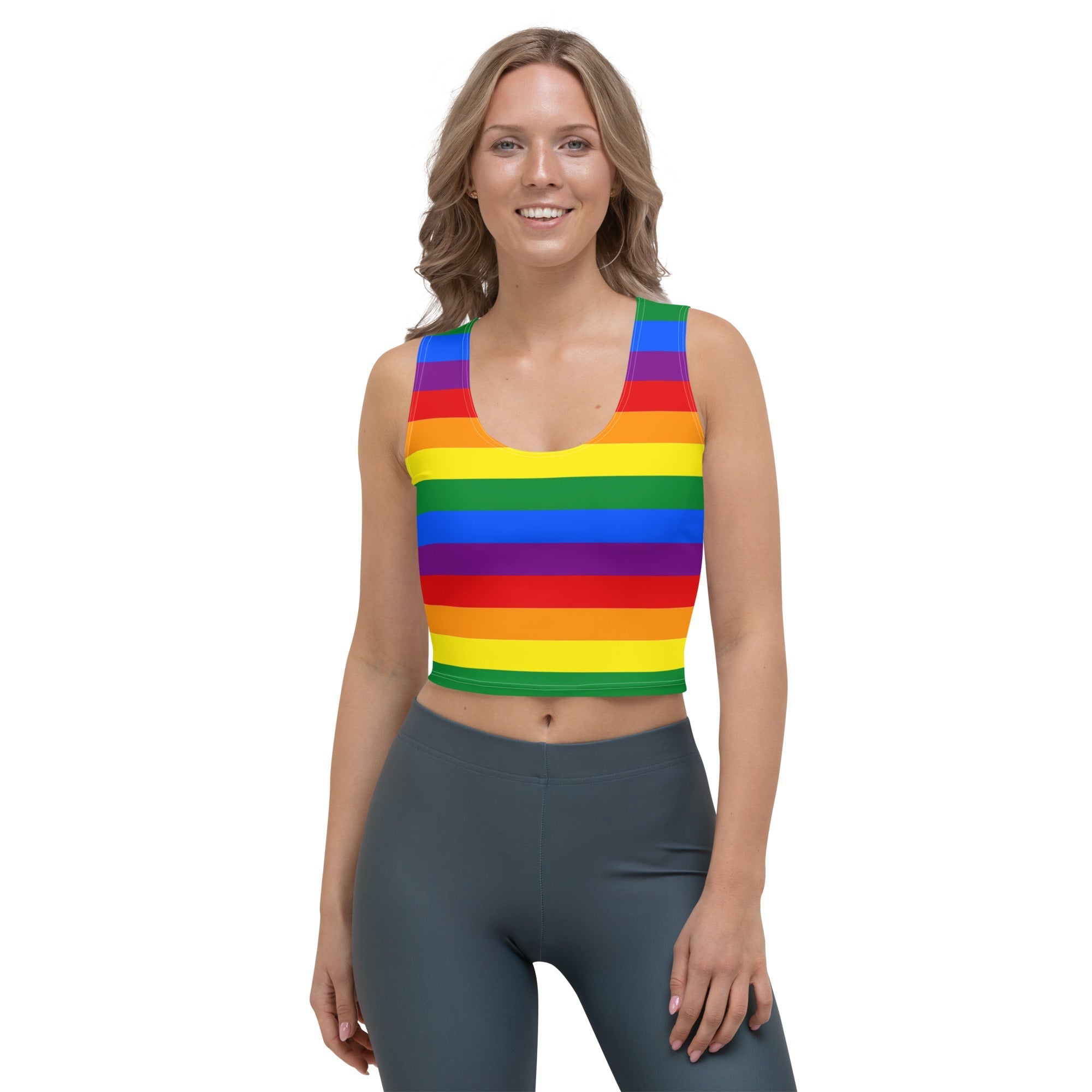 Crop Top Rainbow