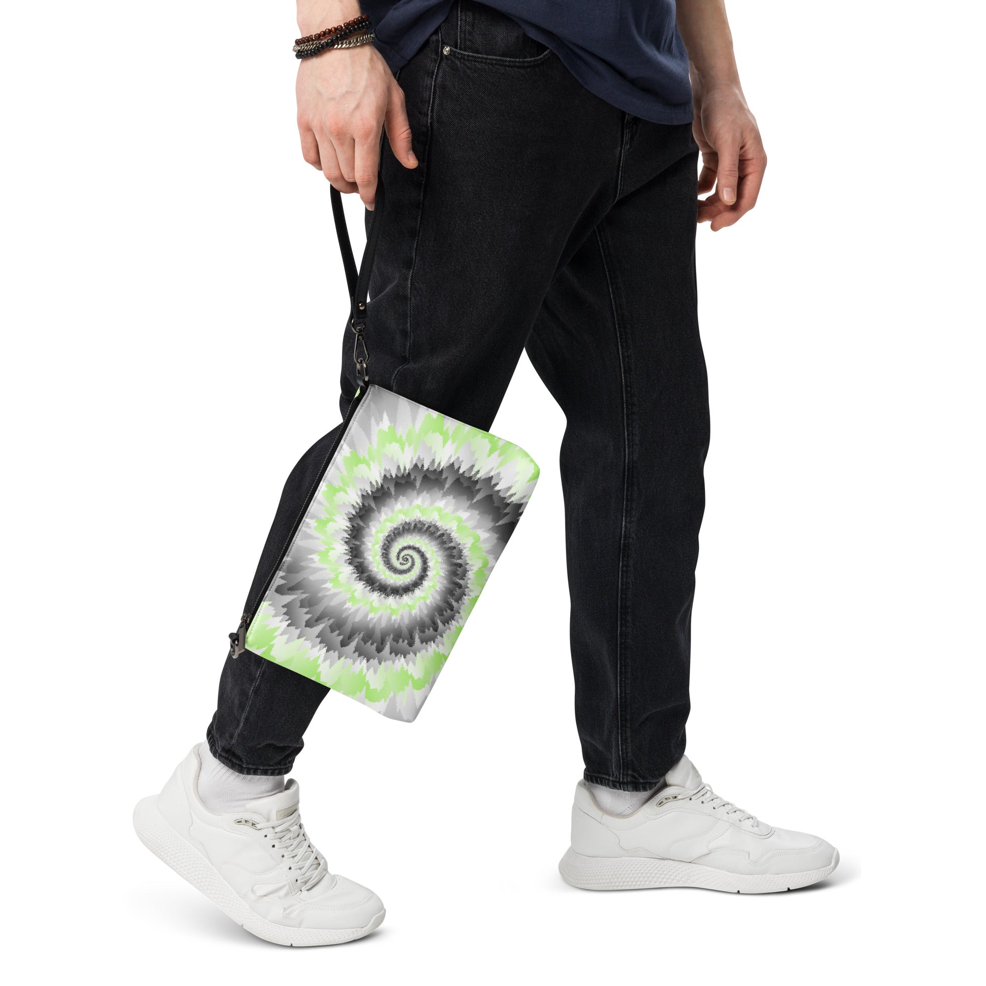 Crossbody bag Tie Dye Spiral Agender