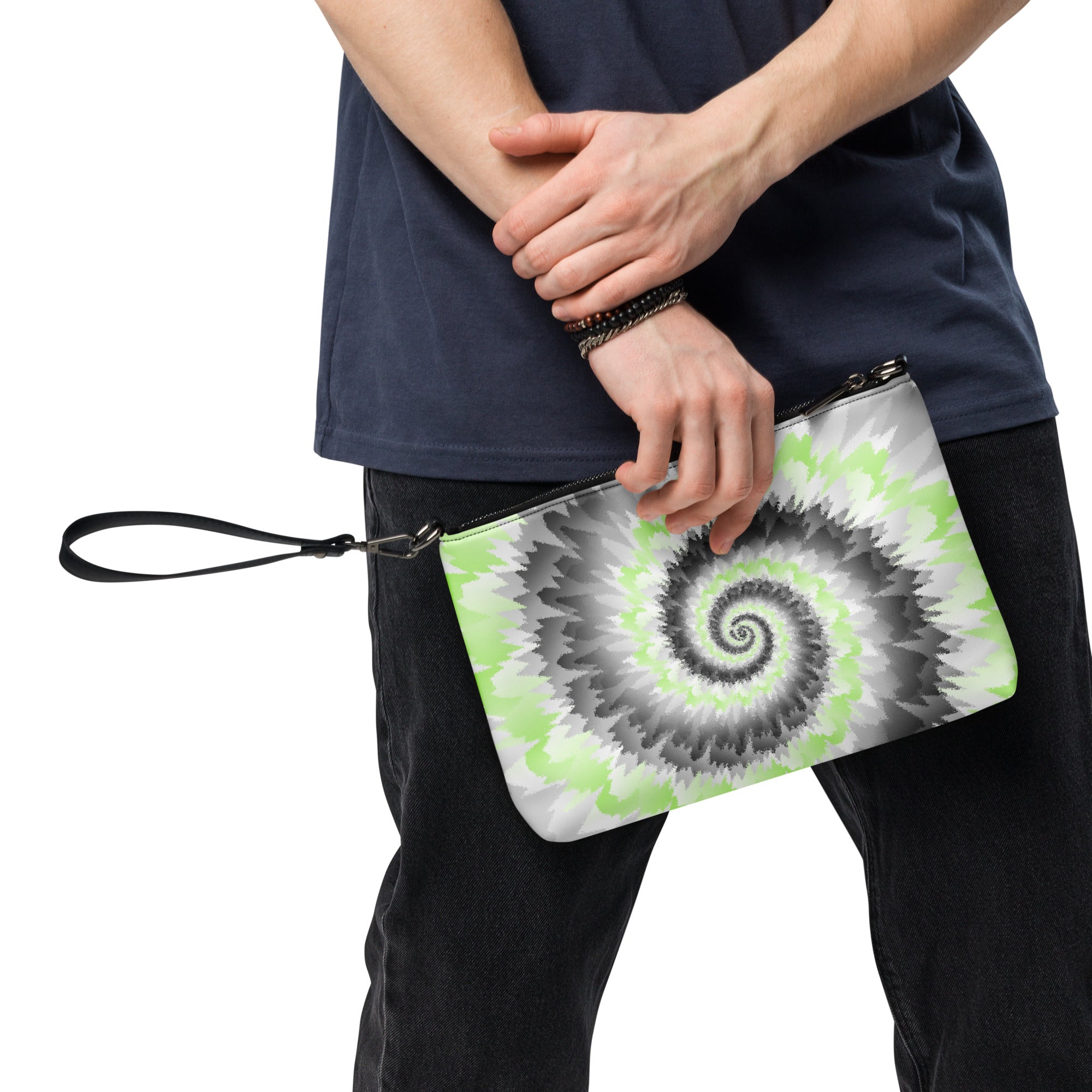 Crossbody bag Tie Dye Spiral Agender