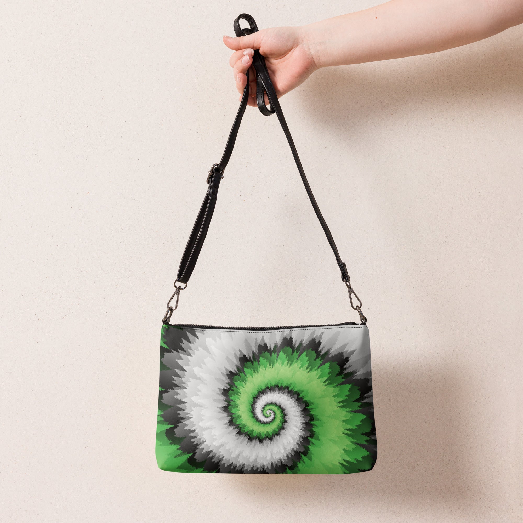 Crossbody bag Tie Dye Spiral Aromantic