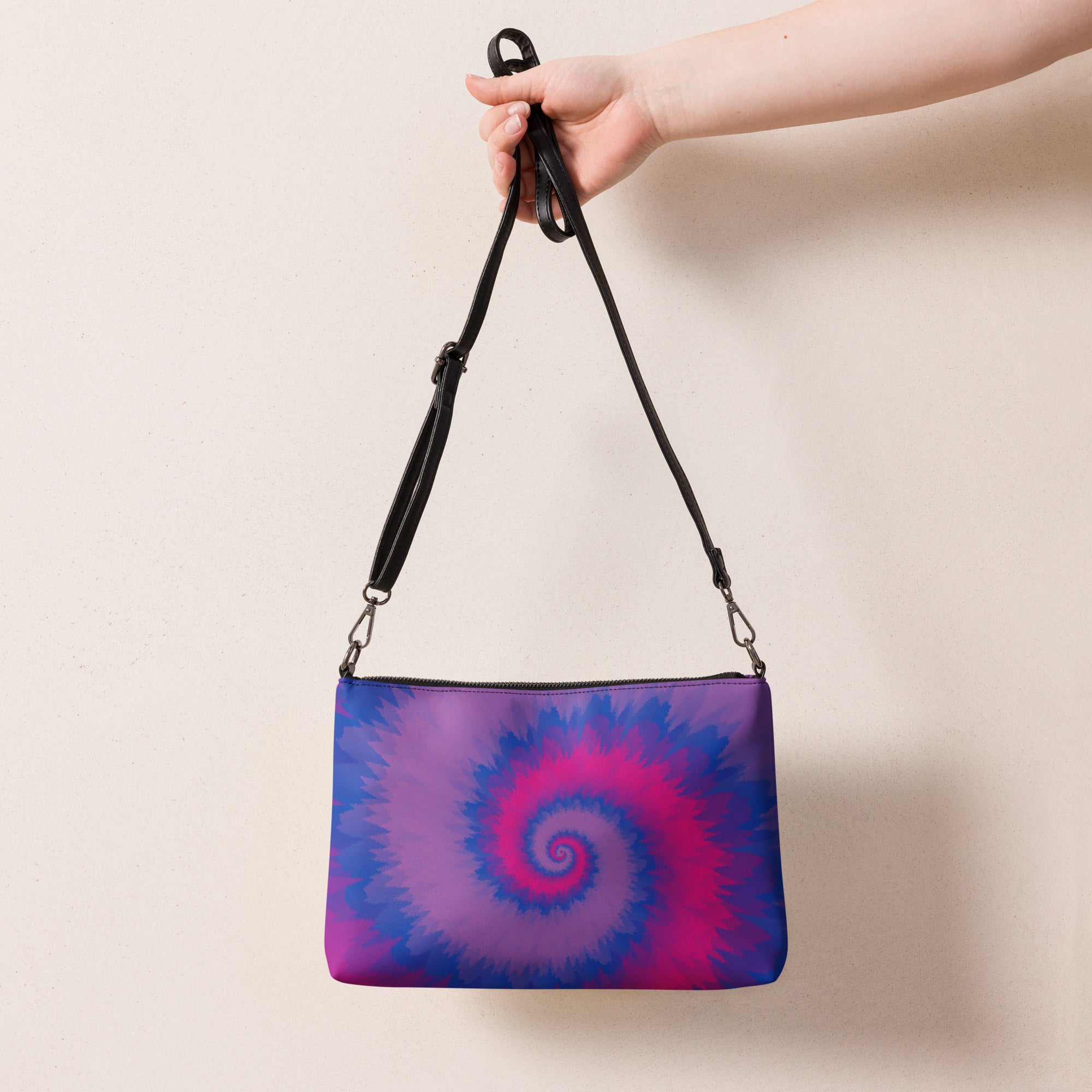 Crossbody bag Tie Dye Spiral Bisexual