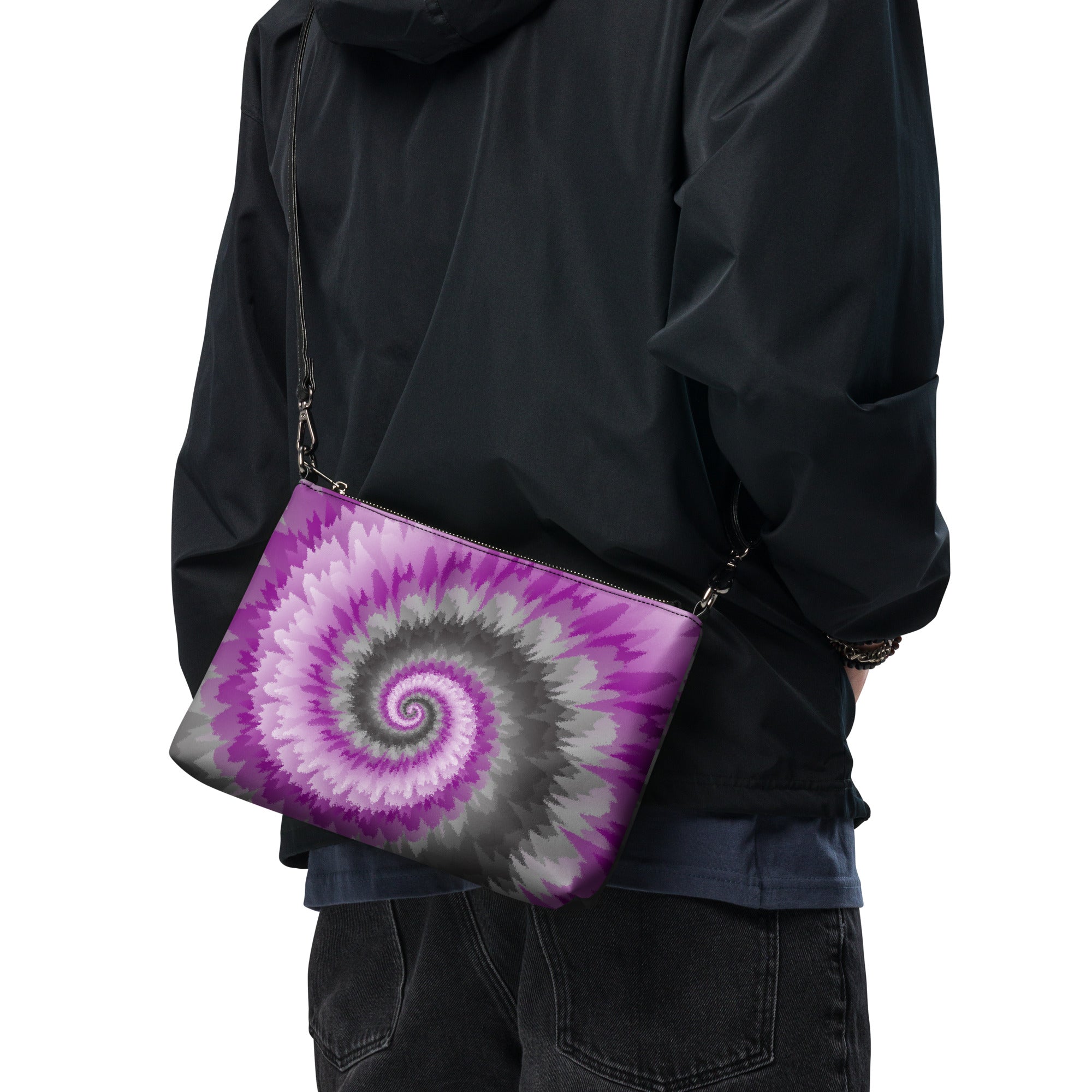Crossbody bag Tie Dye Spiral Demisexual