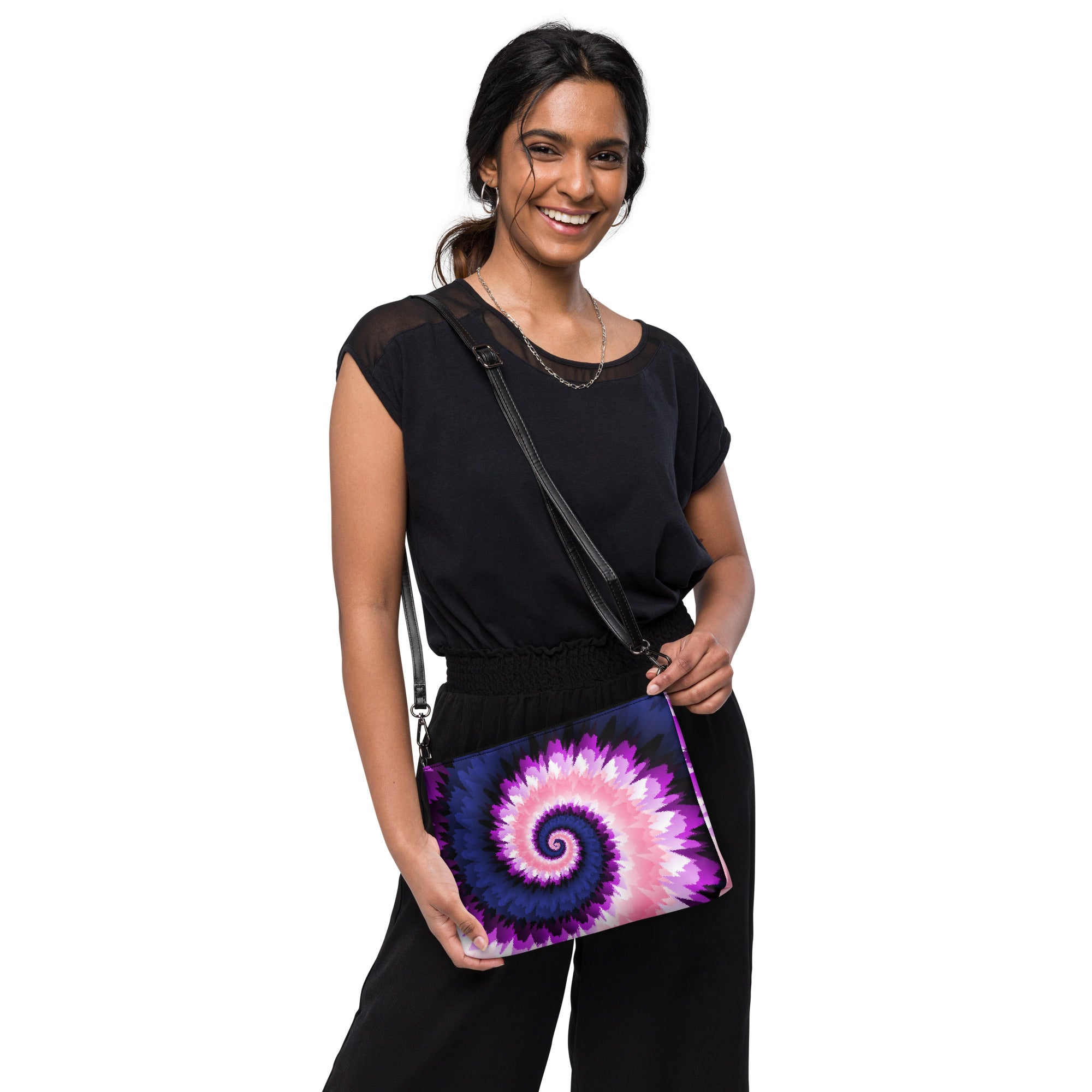 Crossbody bag Tie Dye Spiral Genderfluid
