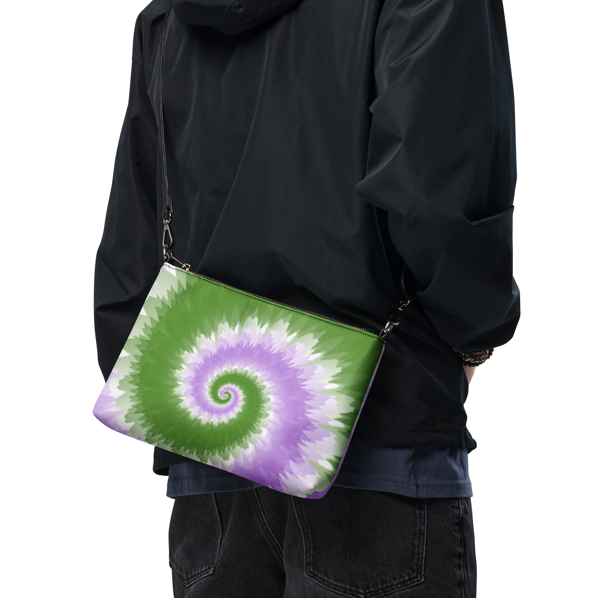 Crossbody bag Tie Dye Spiral Genderqueer