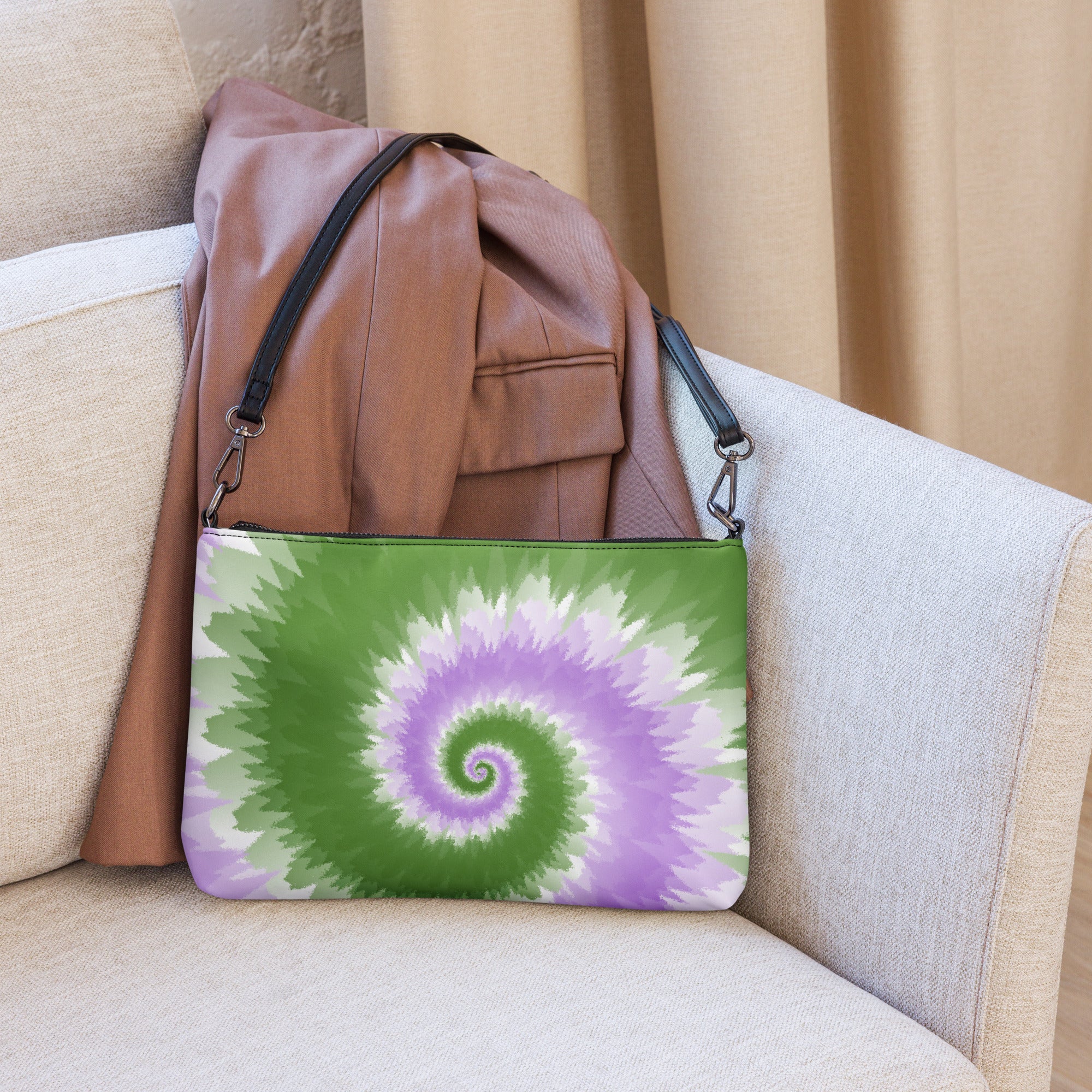Crossbody bag Tie Dye Spiral Genderqueer