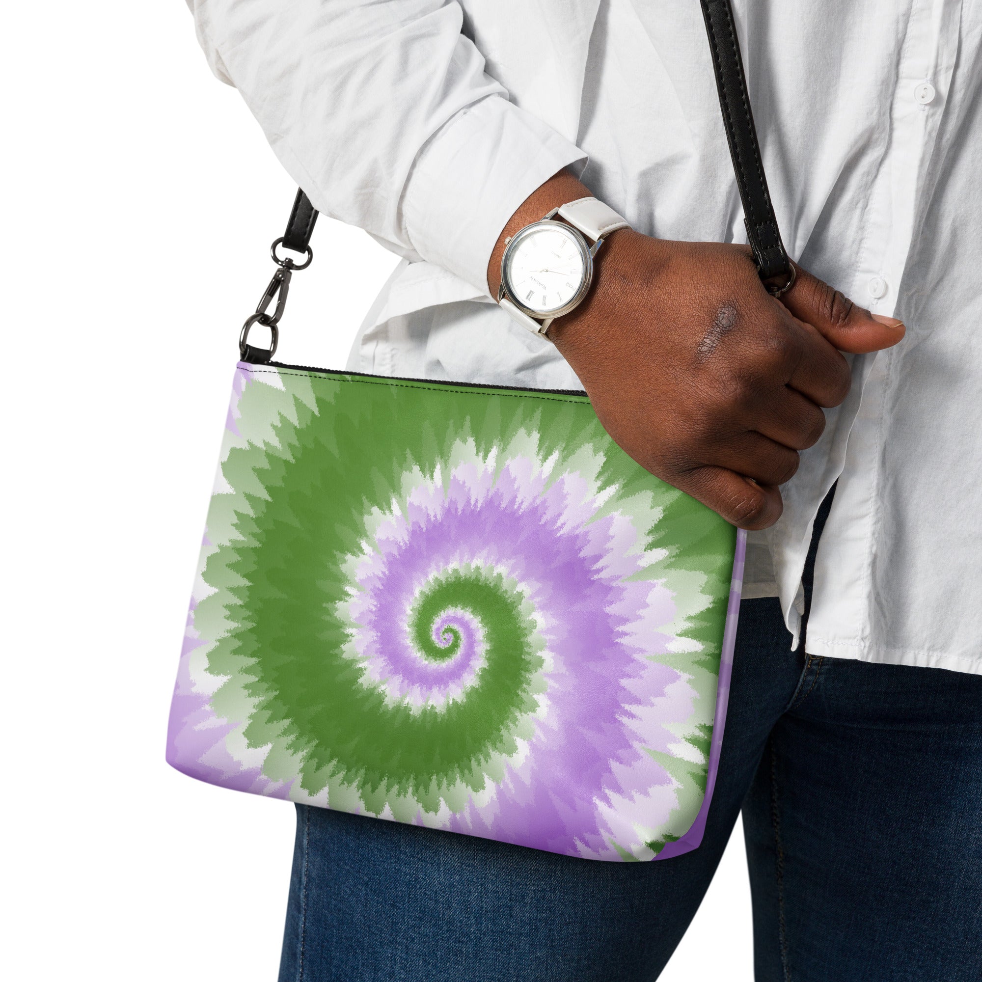 Crossbody bag Tie Dye Spiral Genderqueer