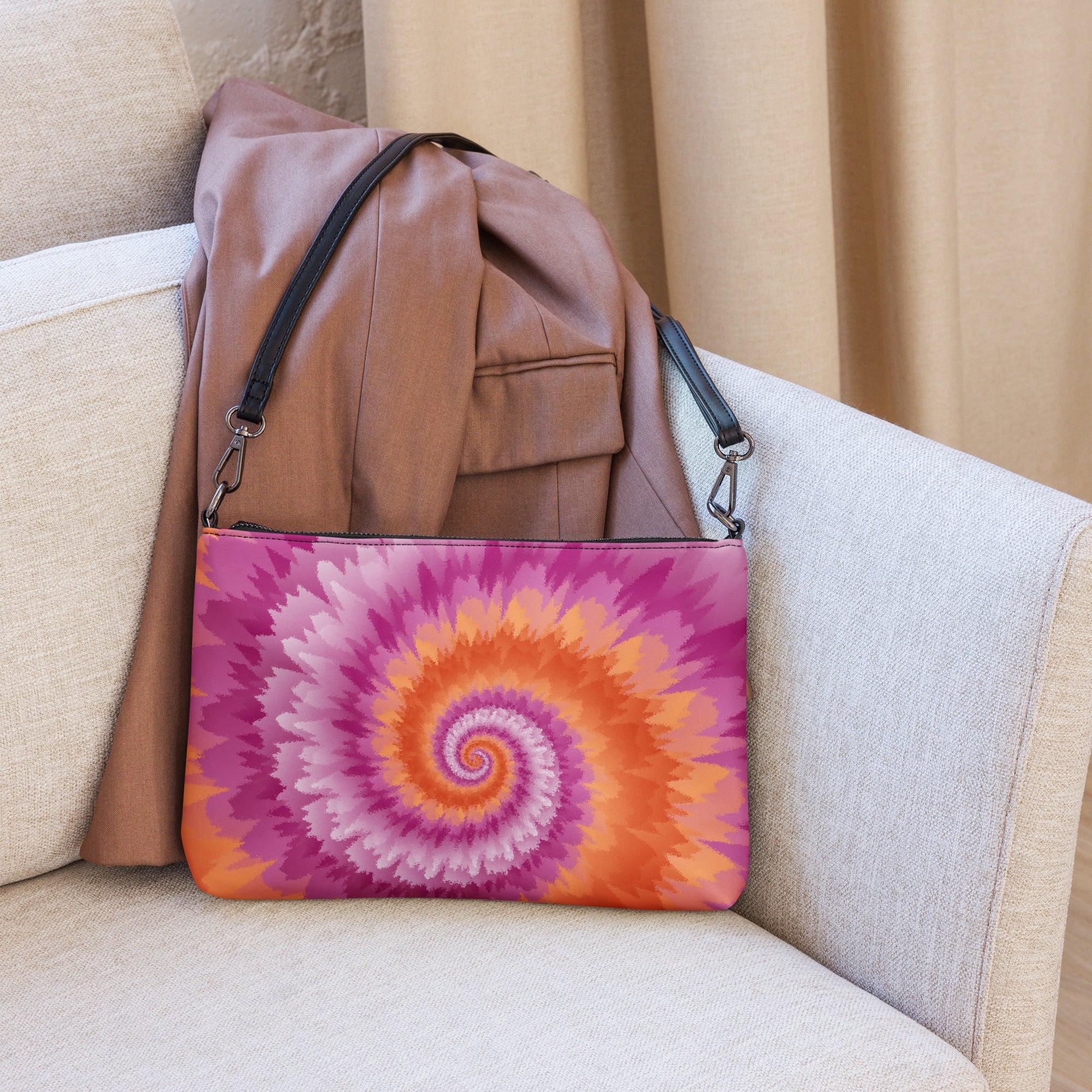 Crossbody bag Tie Dye Spiral Lesbian
