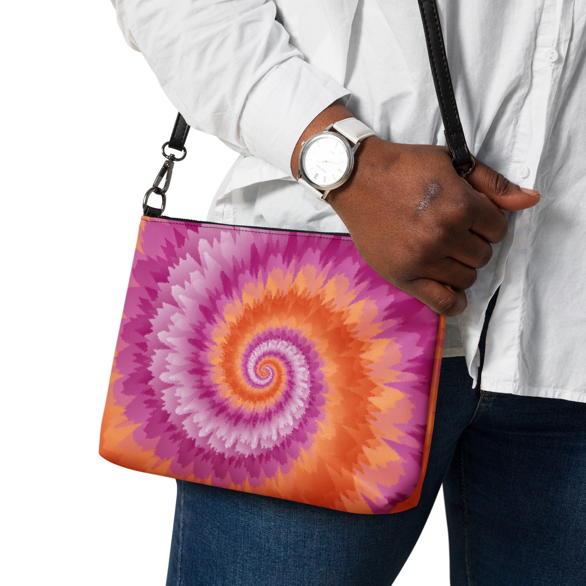 Crossbody bag Tie Dye Spiral Lesbian