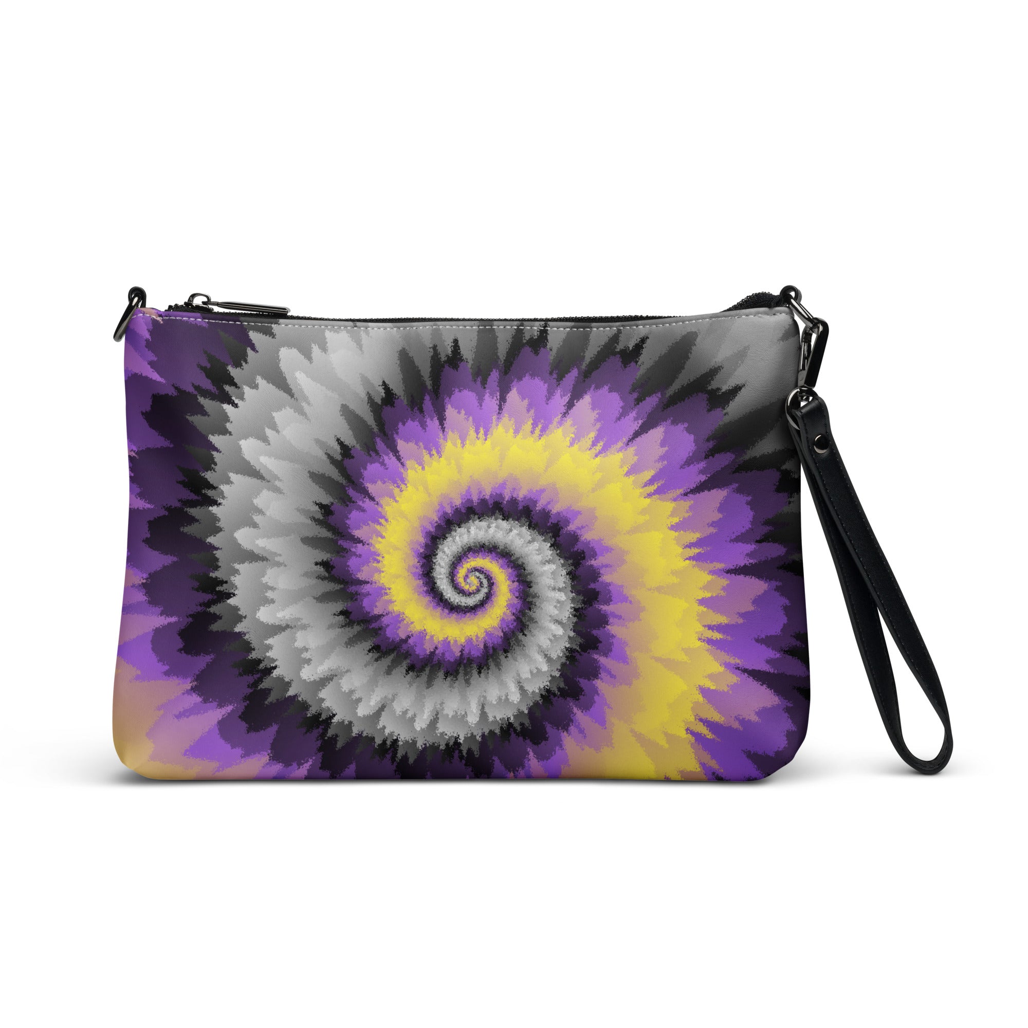 Crossbody bag Tie Dye Spiral Nonbinary