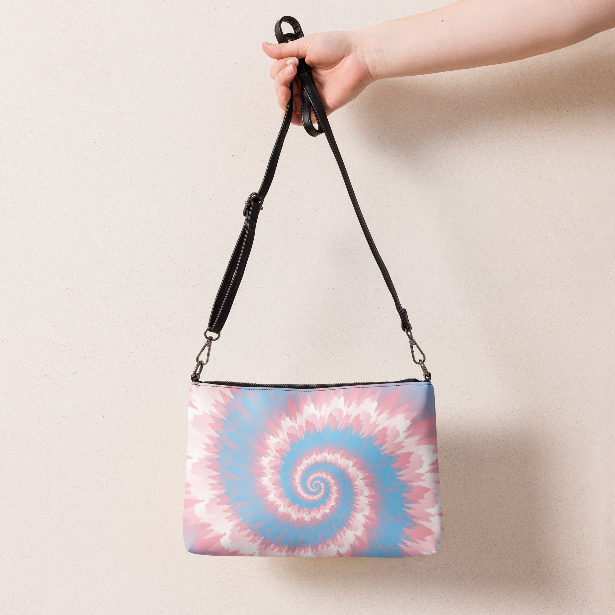 Crossbody bag Tie Dye Spiral Transgender