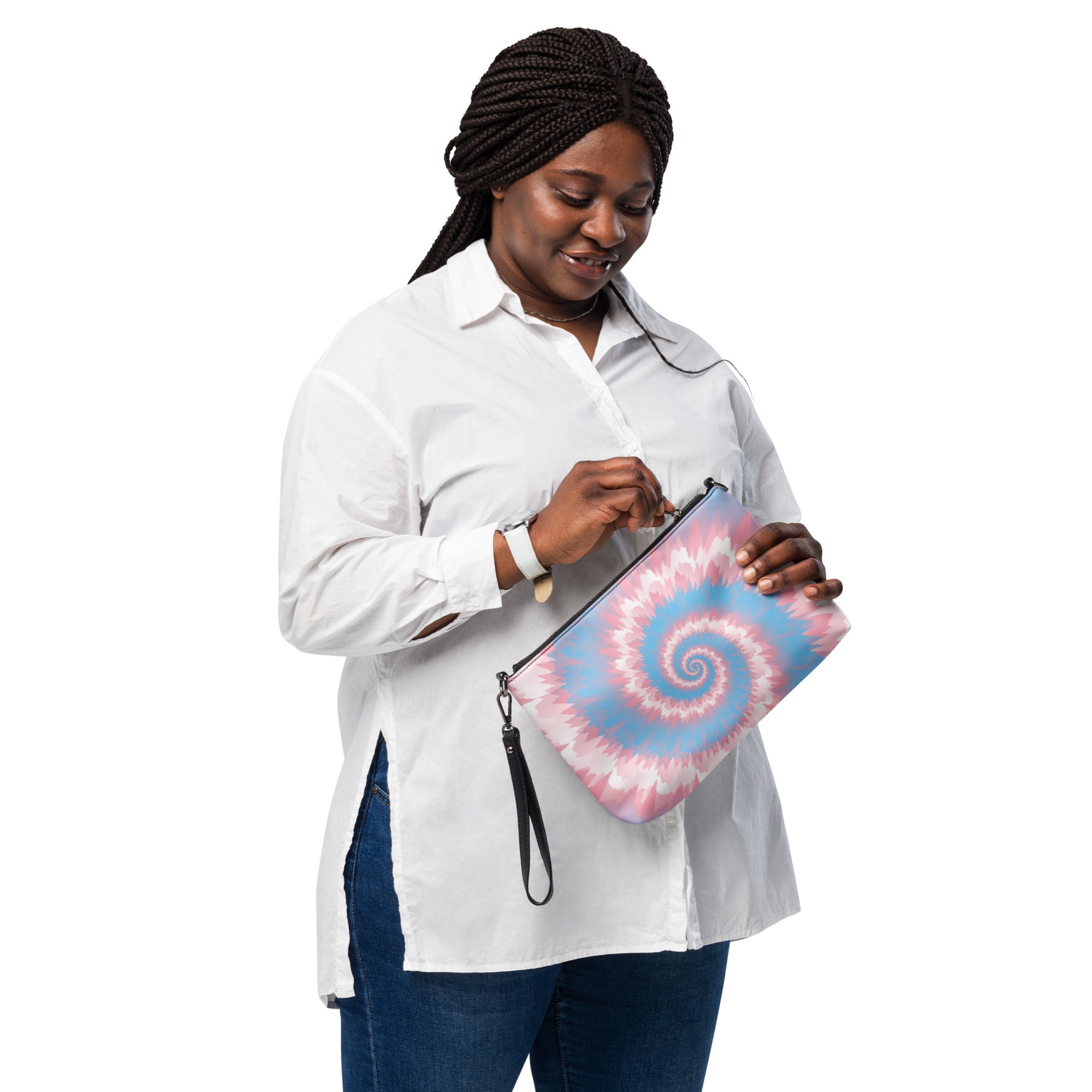 Crossbody bag Tie Dye Spiral Transgender