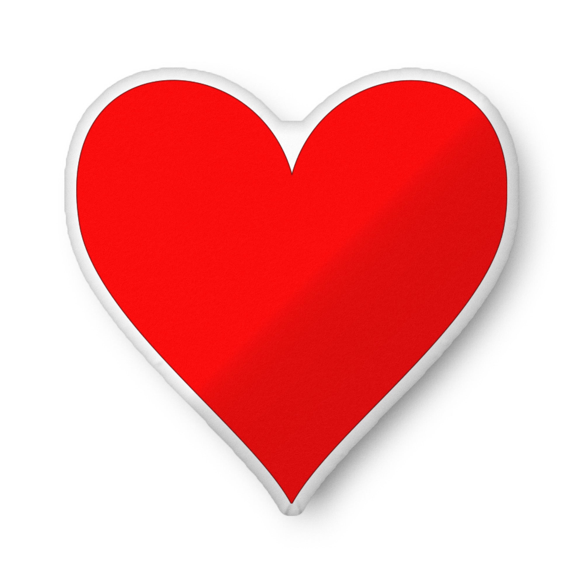 Custom shaped pillow Red Heart