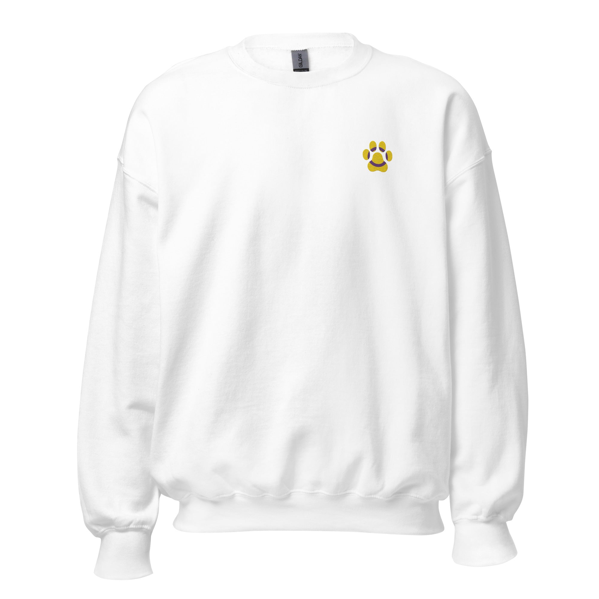 Dog Paw Embroidered Unisex Sweatshirt Intersex