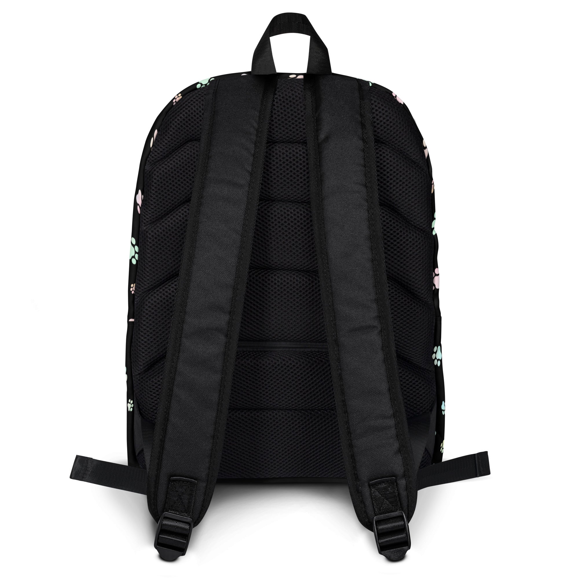 Dog Paws Backpack Black