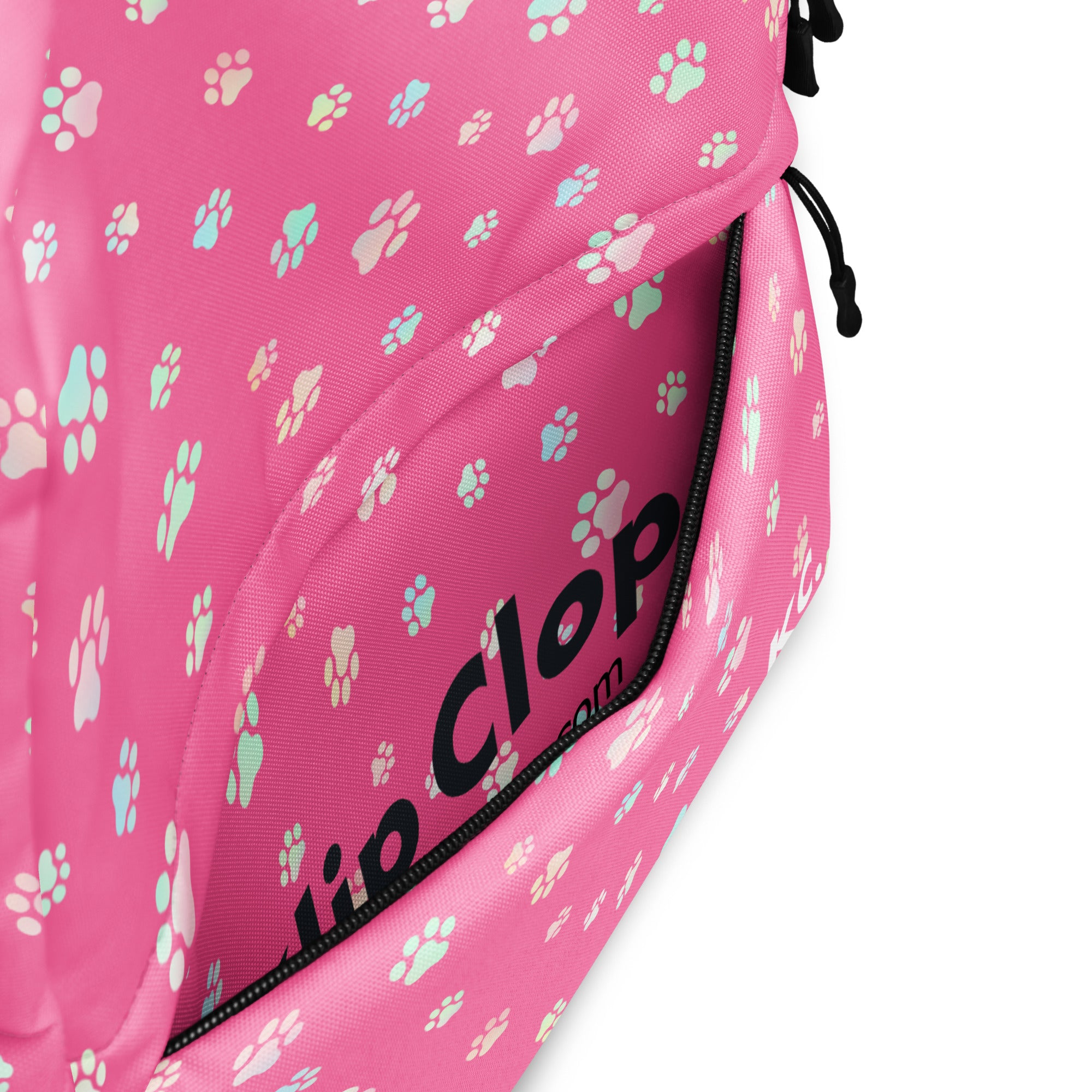 Dog Paws Backpack Pink