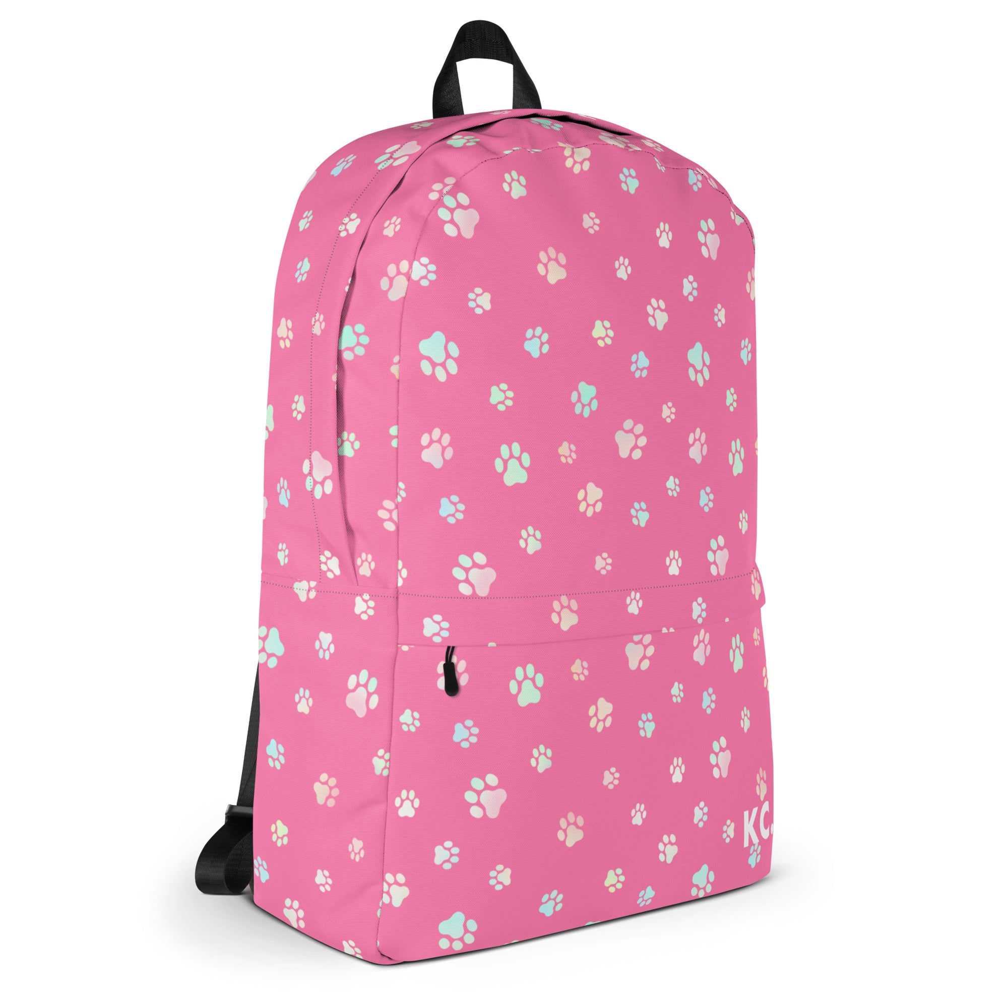 Dog Paws Backpack Pink