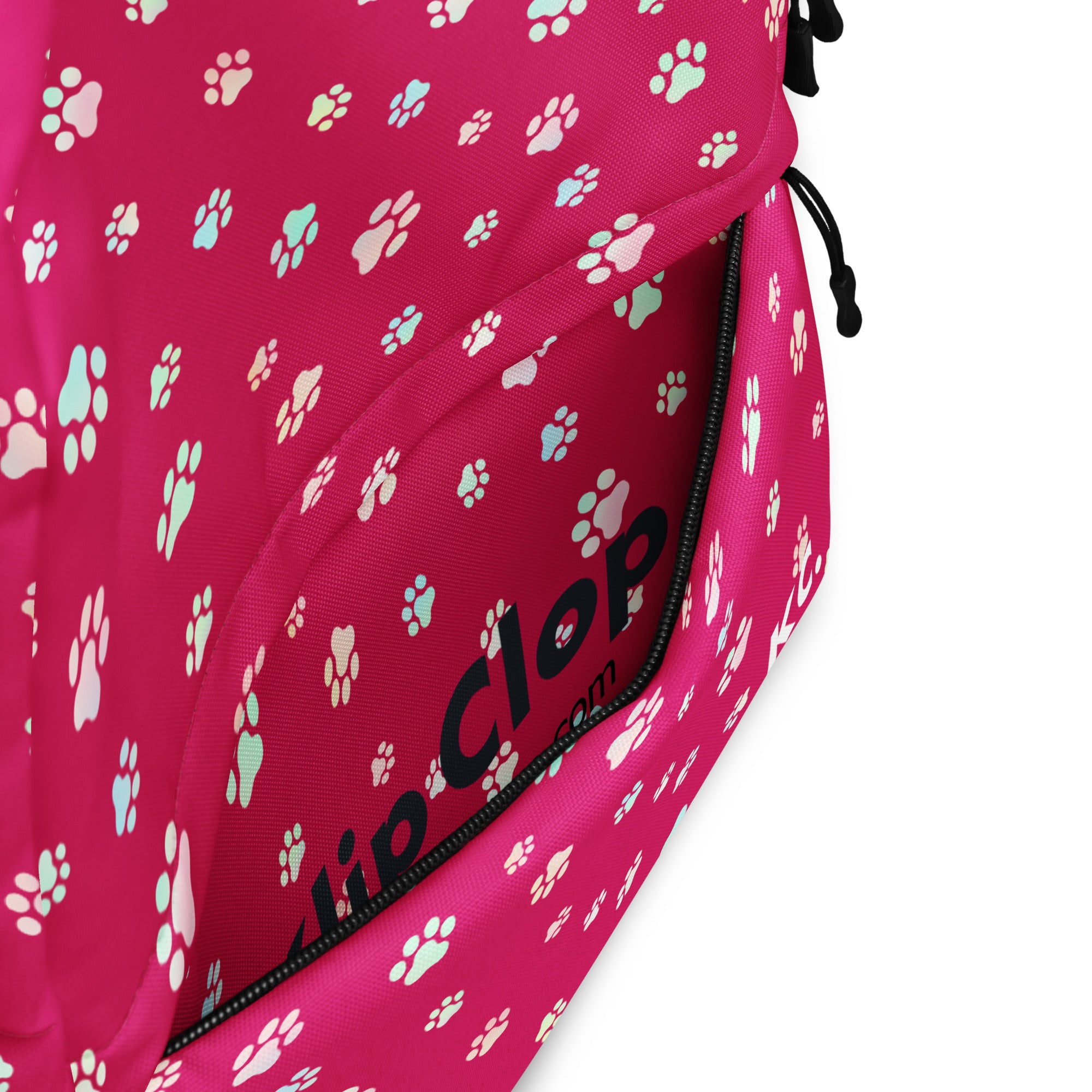 Dog Paws Backpack Red
