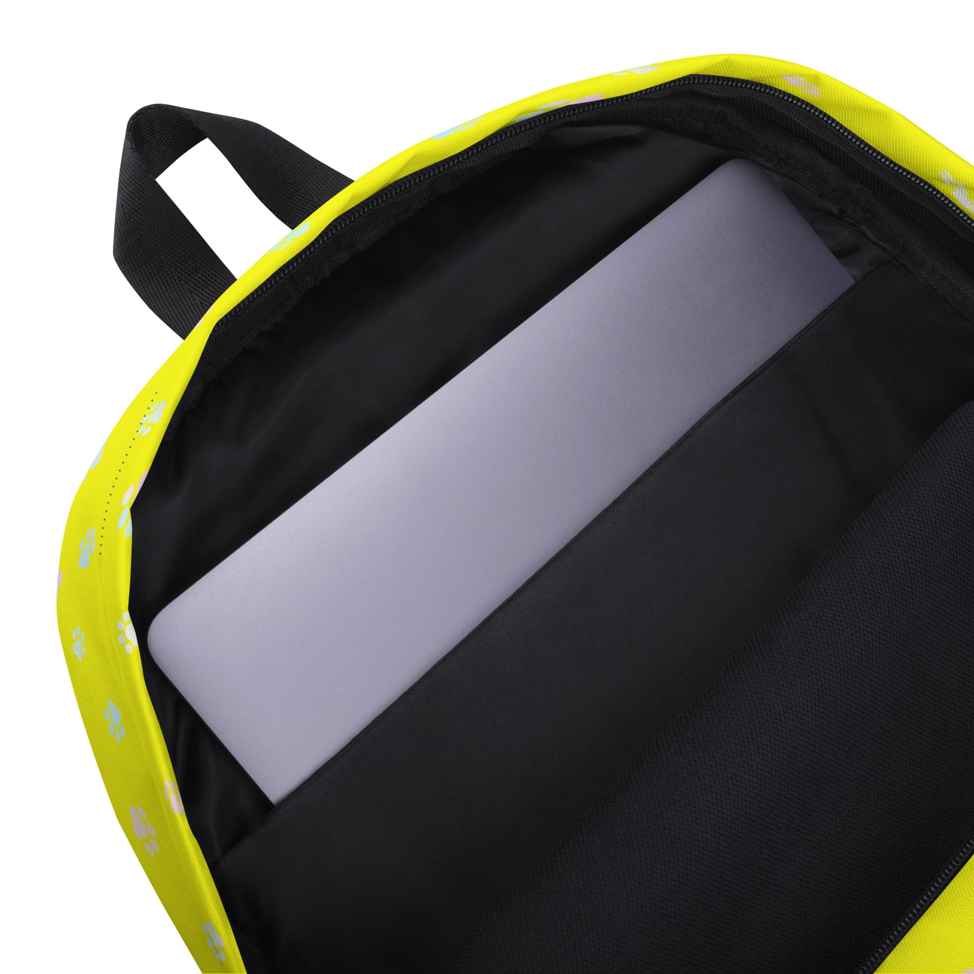 Dog Paws Backpack Yellow