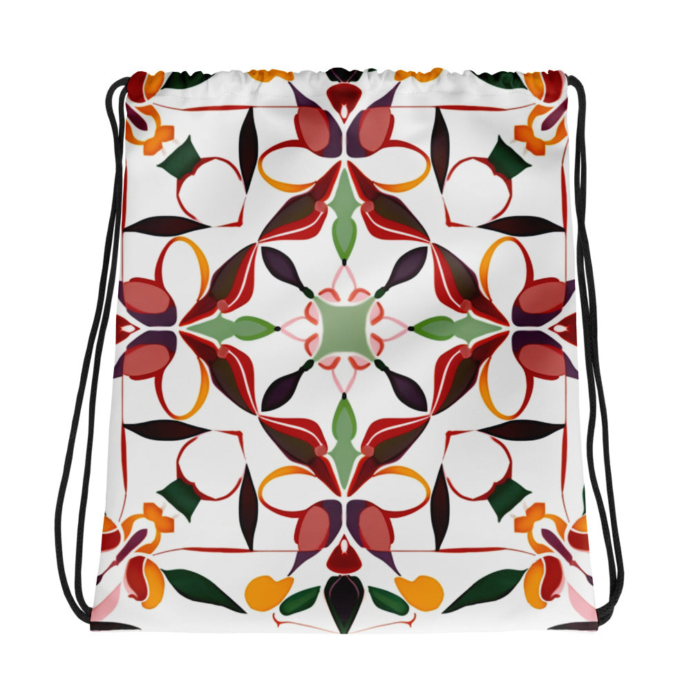 Drawstring bag Colorful Majolica II